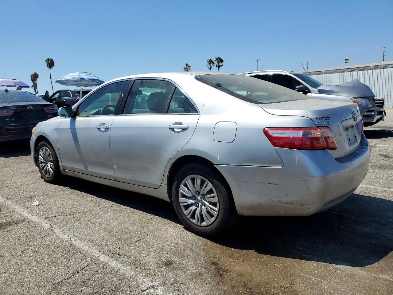 2008 Toyota Camry Base Серый vin: 4T1BE46K38U238743