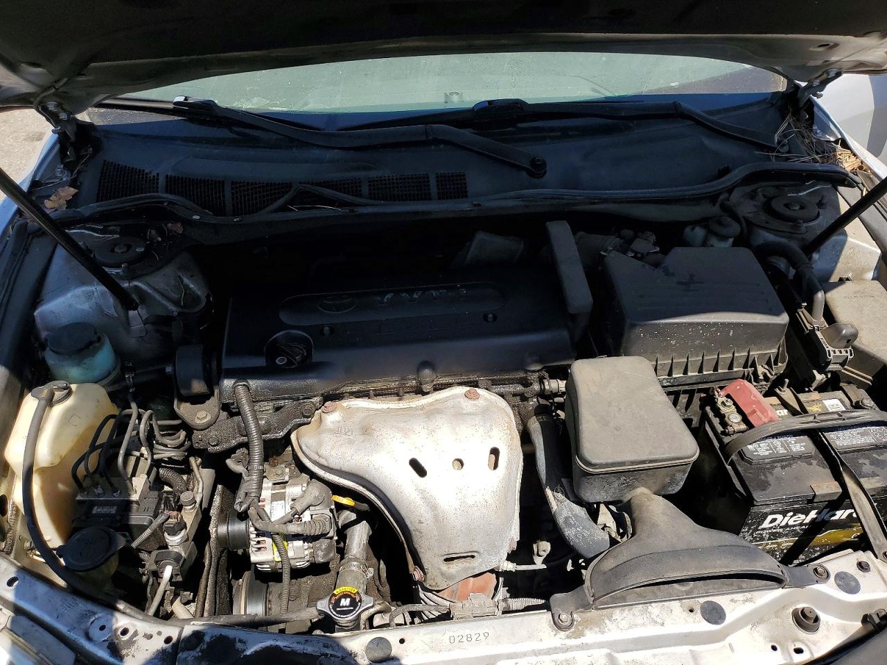 2008 Toyota Camry Base Серый vin: 4T1BE46K38U238743