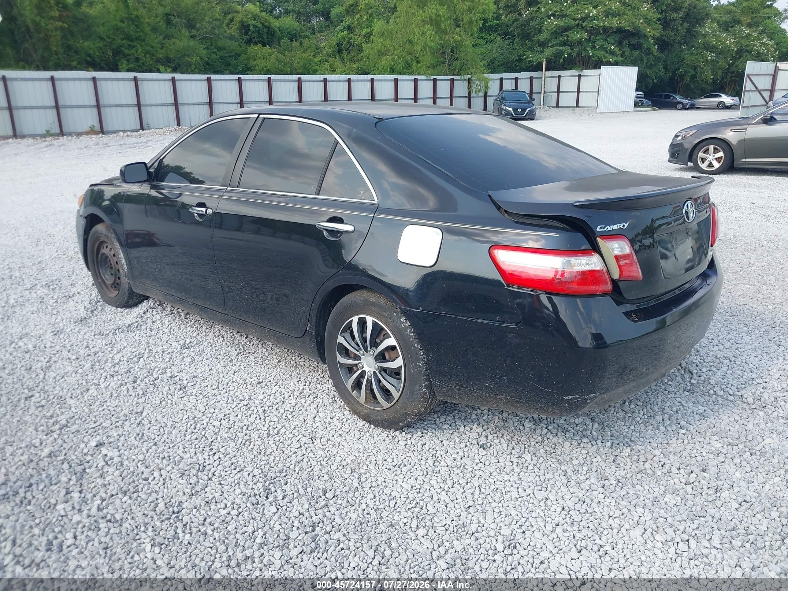2008 Toyota Camry Ce/le/xle/se Черный vin: 4T1BE46K38U249113