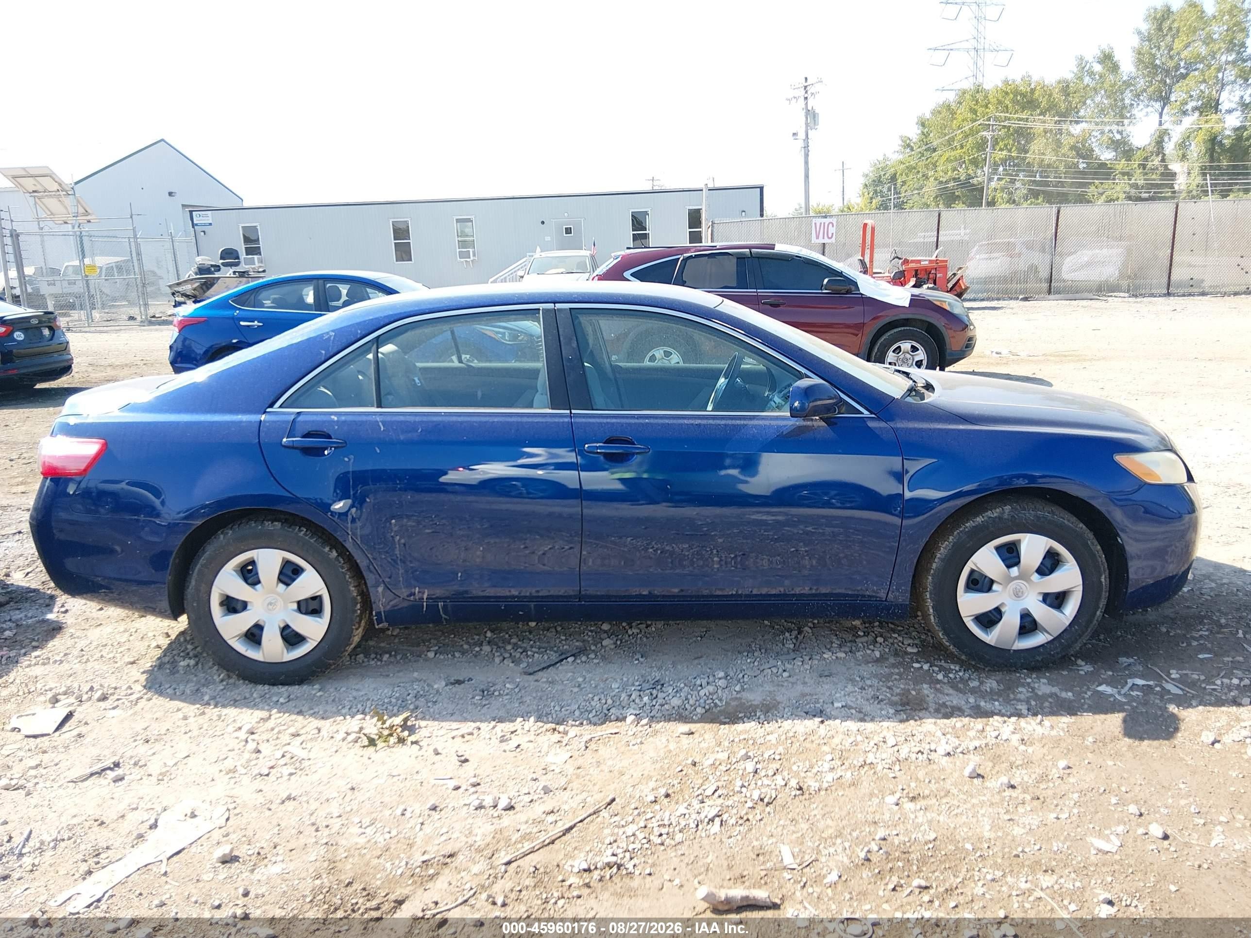 2008 Toyota Camry Le Blue vin: 4T1BE46K38U250696