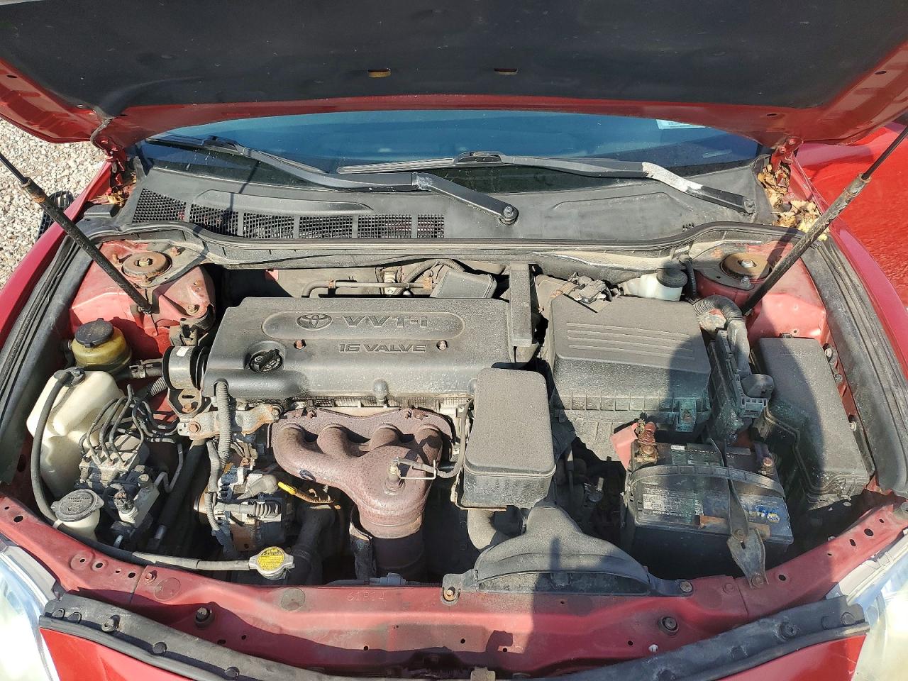 2008 Toyota Camry Se Red vin: 4T1BE46K38U252478