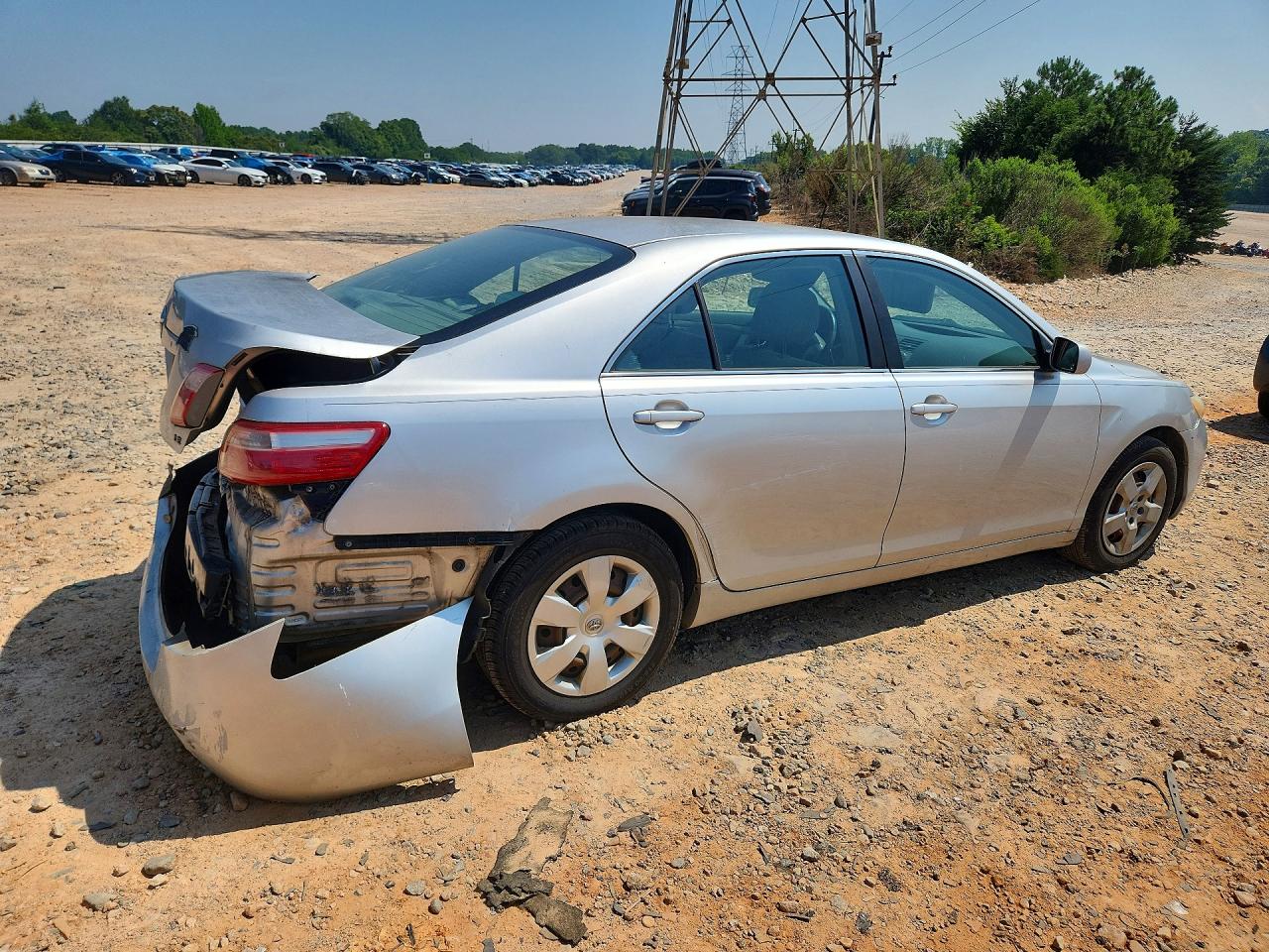 2008 Toyota Camry Le Silver vin: 4T1BE46K38U257681