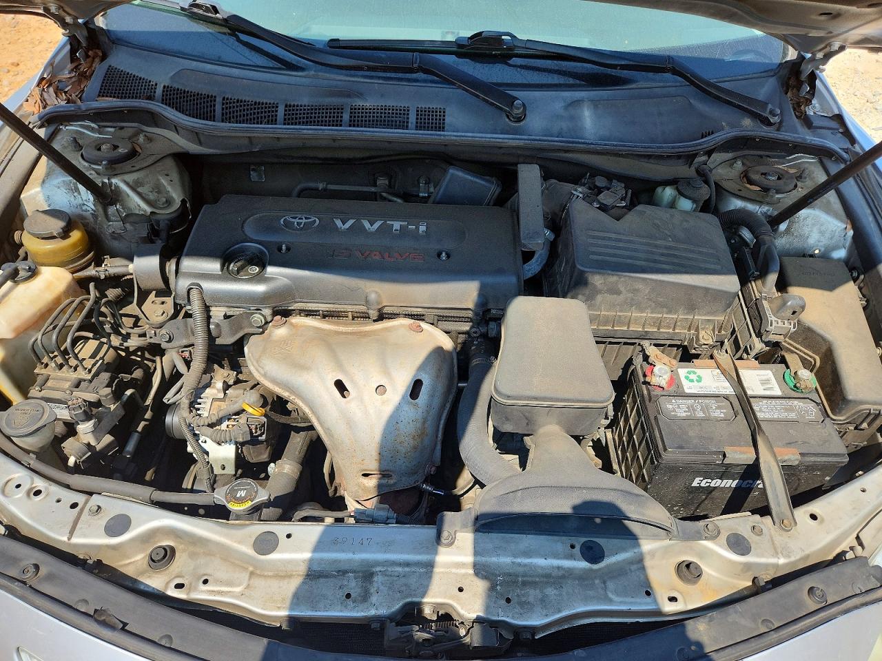 2008 Toyota Camry Le Silver vin: 4T1BE46K38U257681