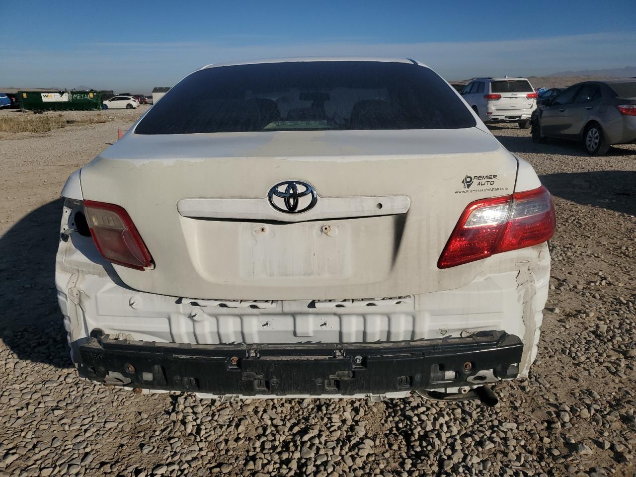 2008 Toyota Camry Ce White vin: 4T1BE46K38U730835