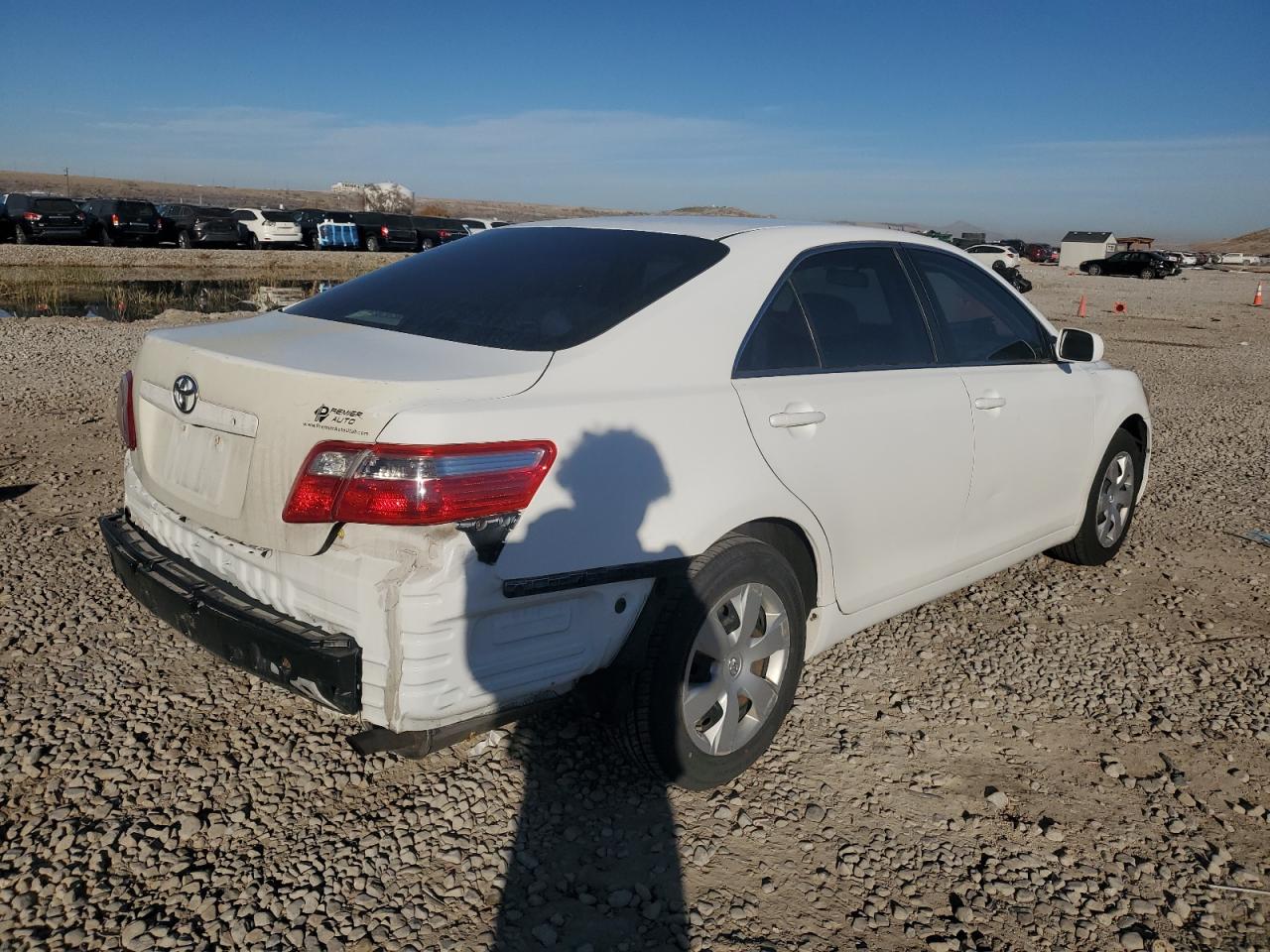 2008 Toyota Camry Ce White vin: 4T1BE46K38U730835