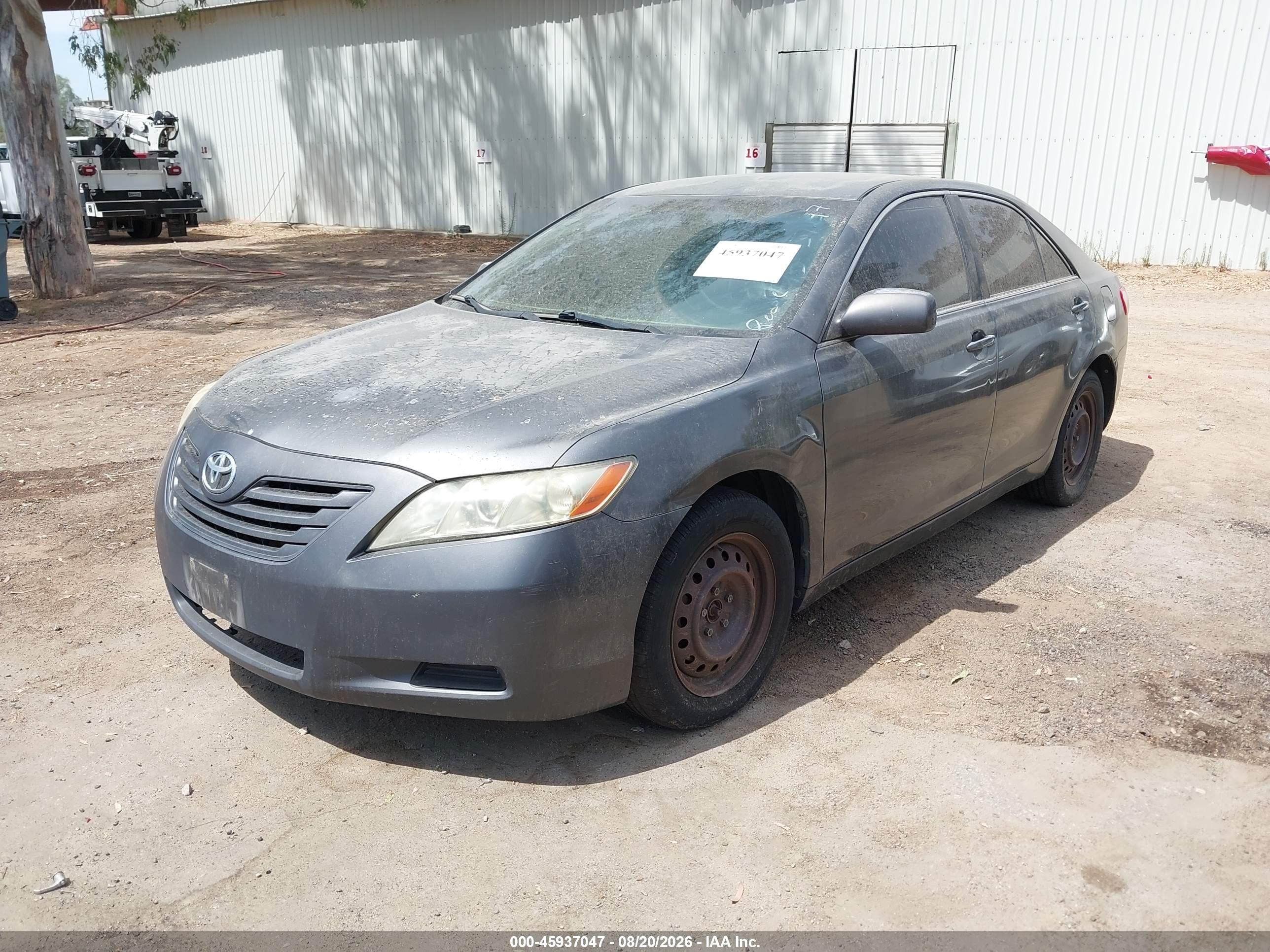 2008 Toyota Camry Le Gray vin: 4T1BE46K38U736330