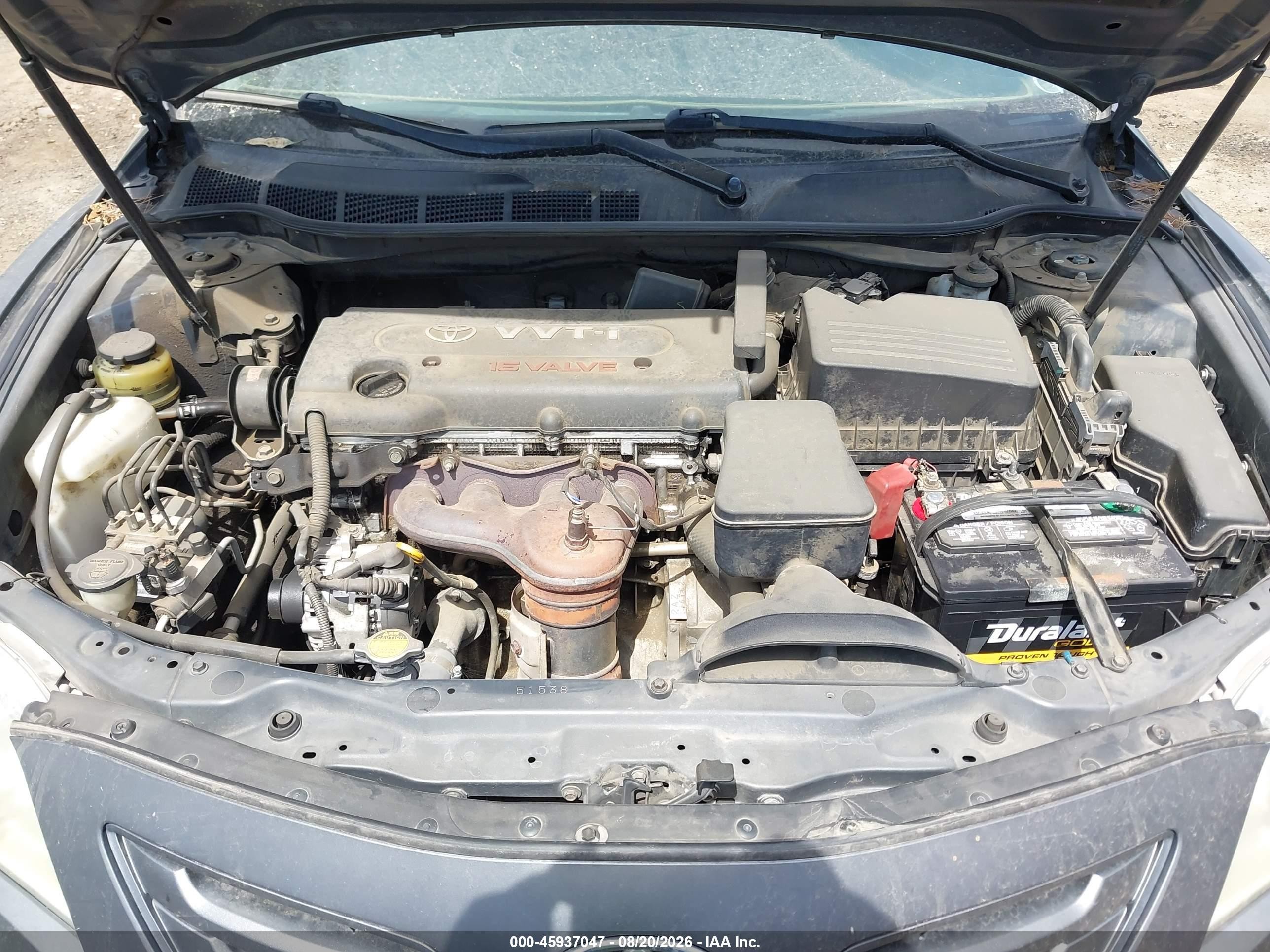 2008 Toyota Camry Le Gray vin: 4T1BE46K38U736330