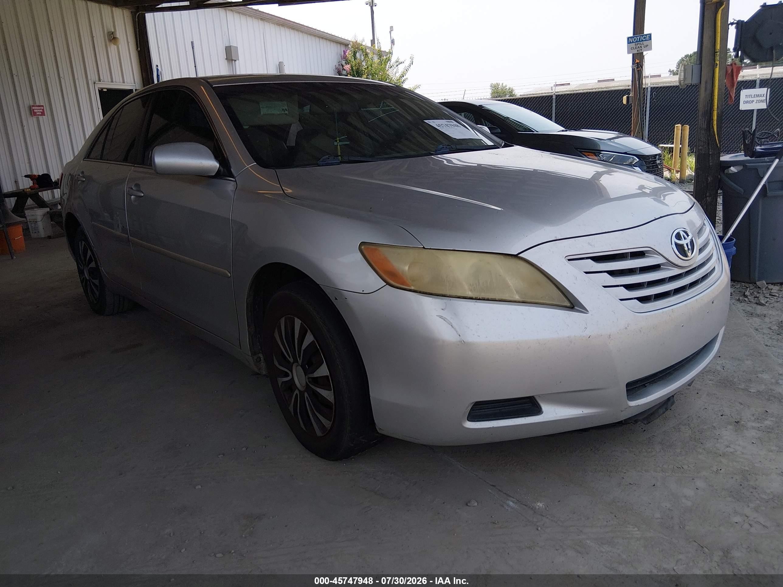2008 Toyota Camry Le Silver vin: 4T1BE46K38U753791