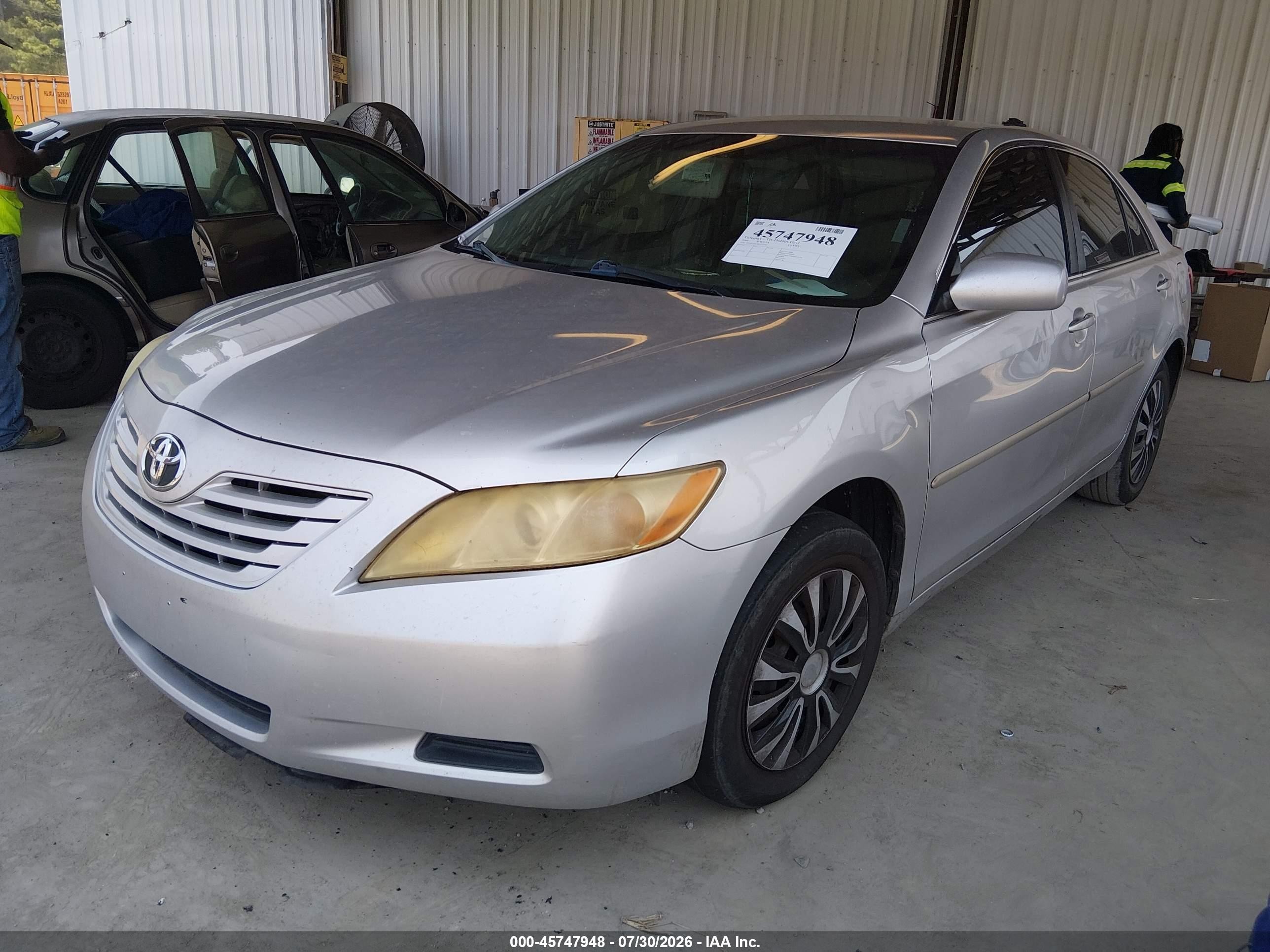 2008 Toyota Camry Le Silver vin: 4T1BE46K38U753791