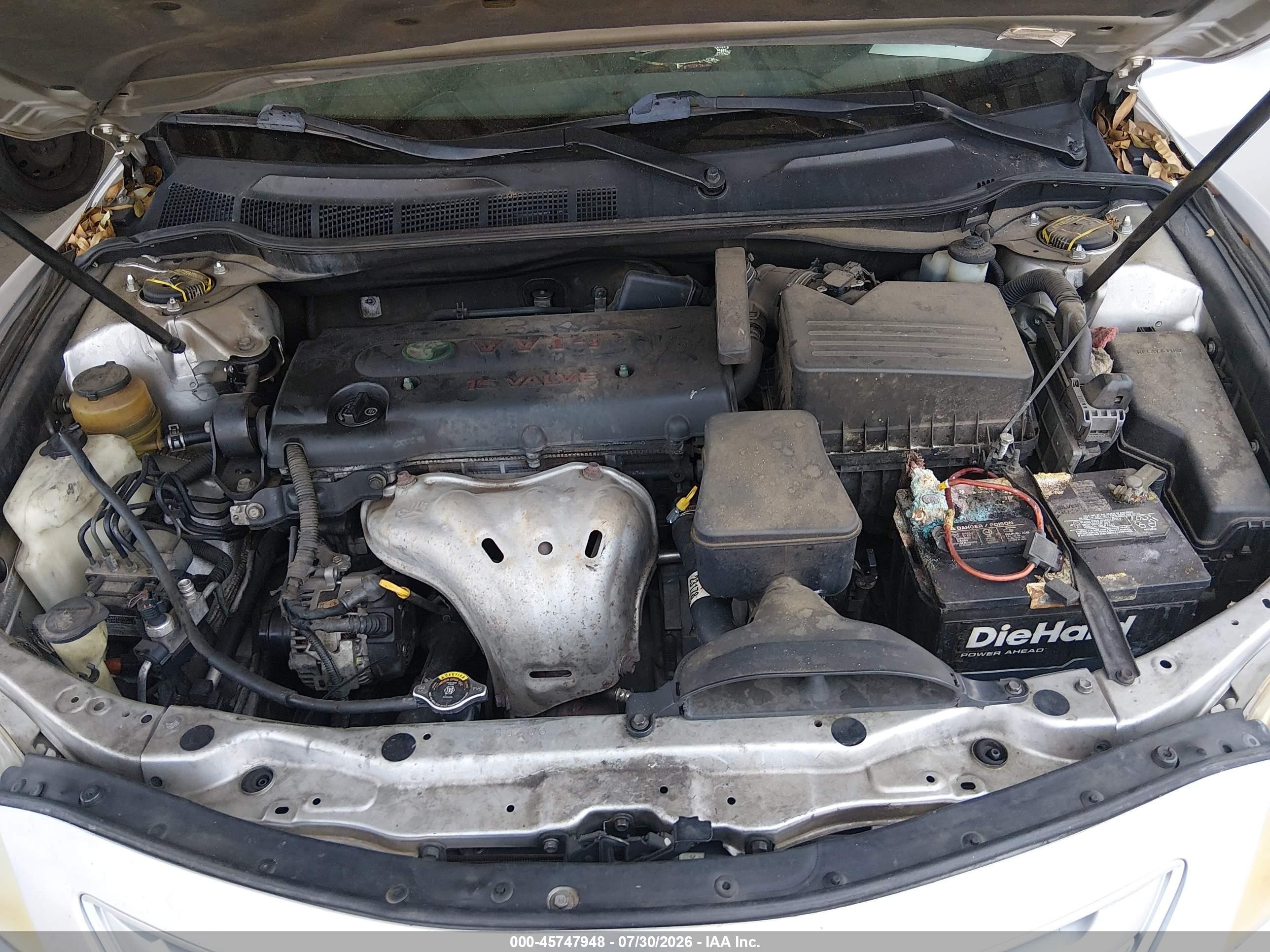 2008 Toyota Camry Le Silver vin: 4T1BE46K38U753791