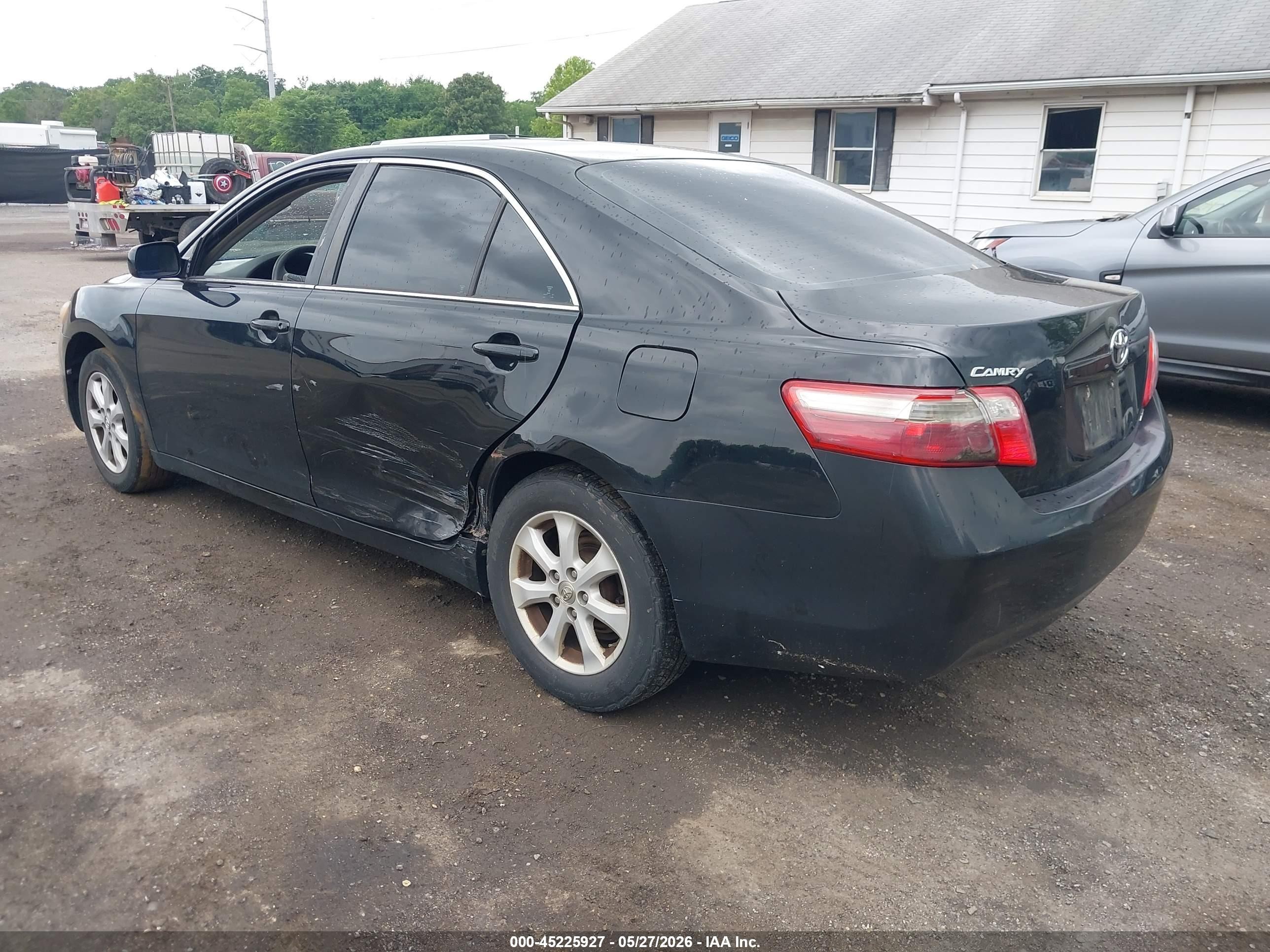 2008 Toyota Camry Le Черный vin: 4T1BE46K38U763415