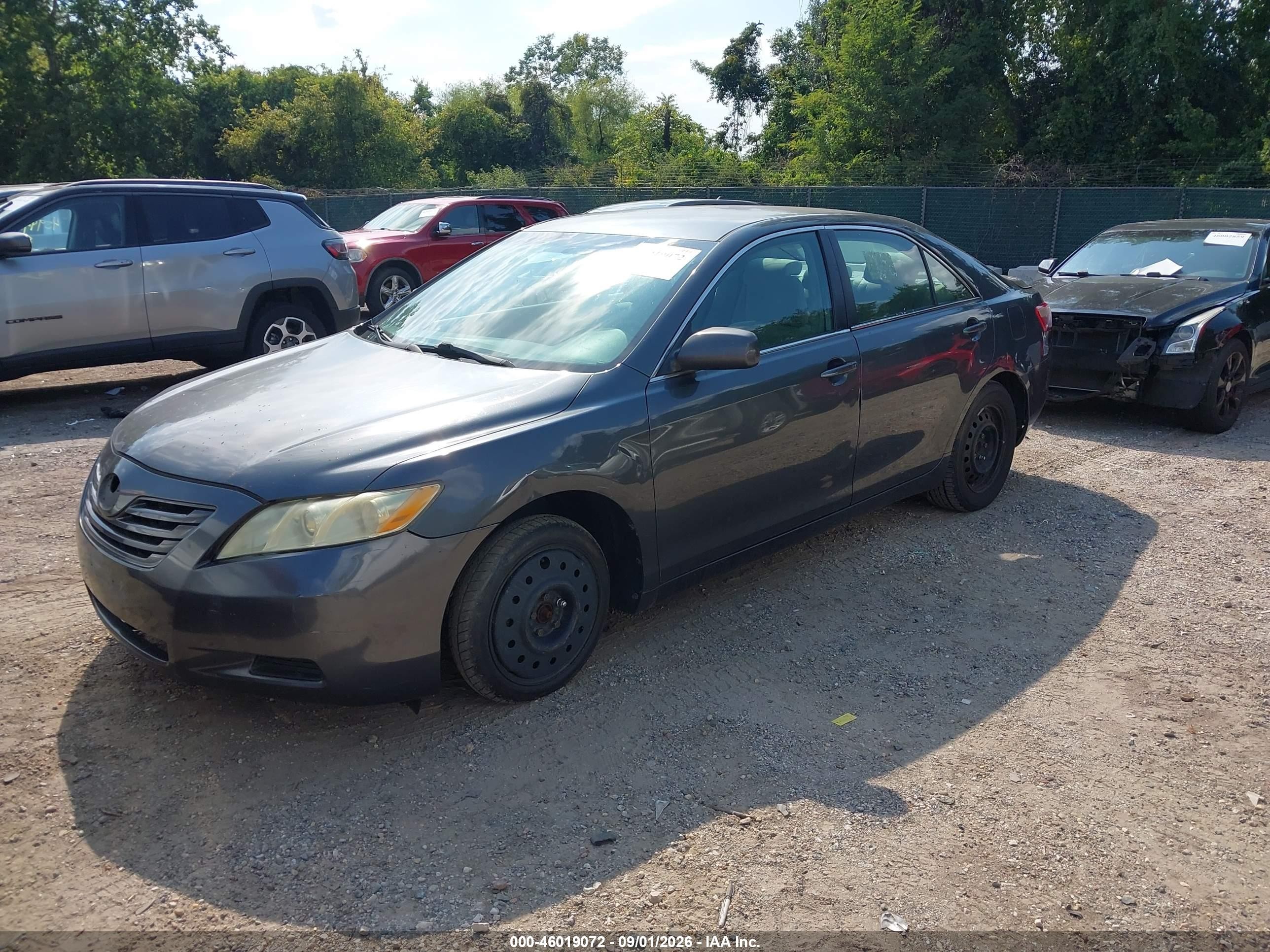 2008 Toyota Camry Le Gray vin: 4T1BE46K38U779291