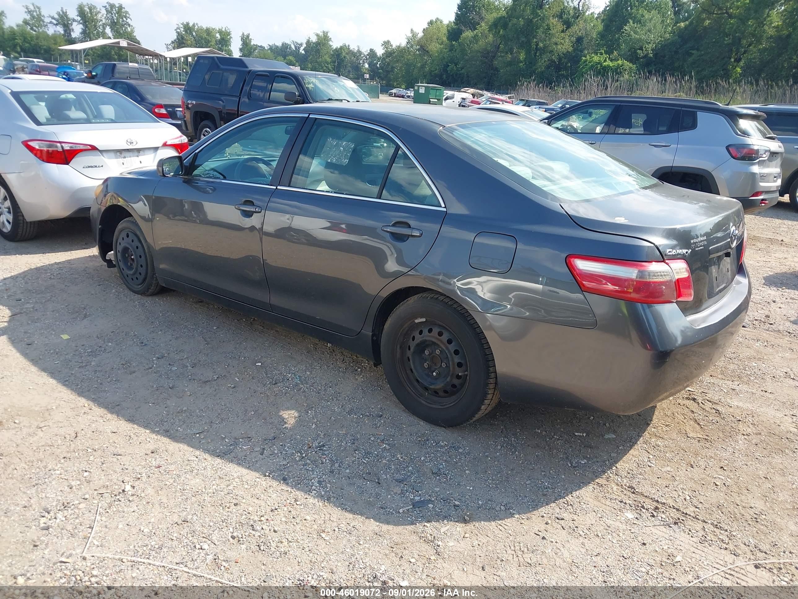 2008 Toyota Camry Le Gray vin: 4T1BE46K38U779291