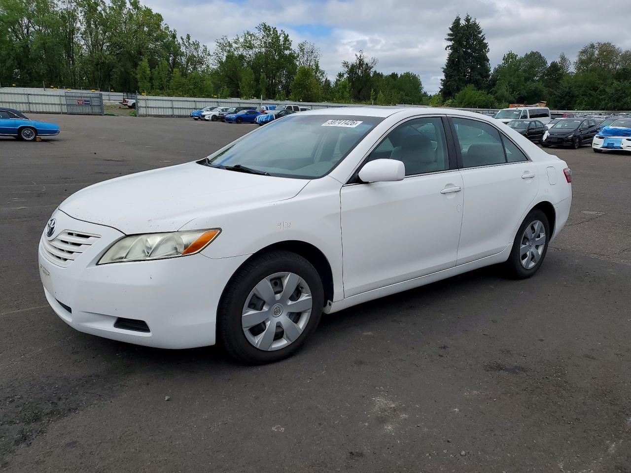 2008 Toyota Camry Le White vin: 4T1BE46K38U783065