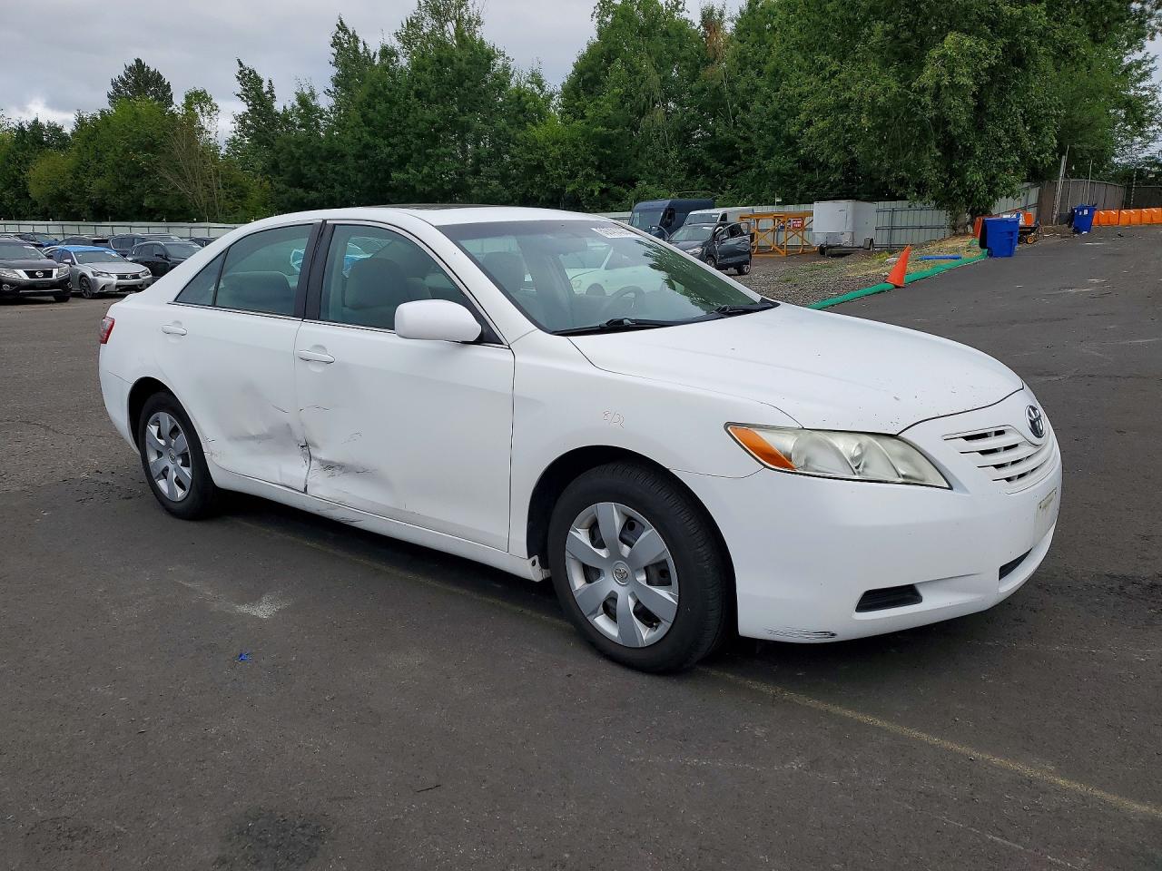2008 Toyota Camry Le White vin: 4T1BE46K38U783065
