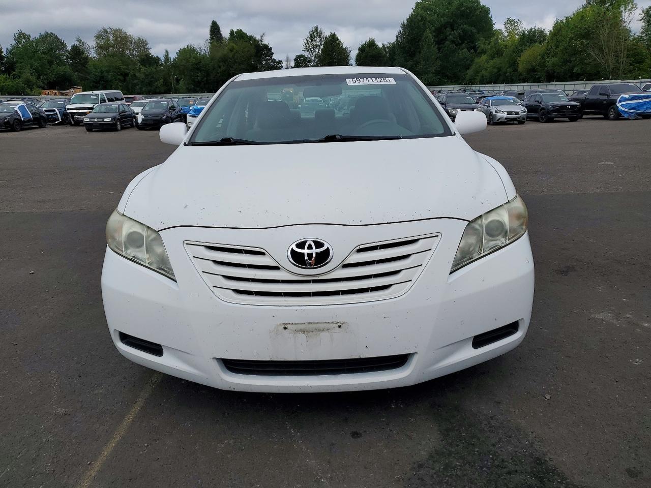 2008 Toyota Camry Le White vin: 4T1BE46K38U783065