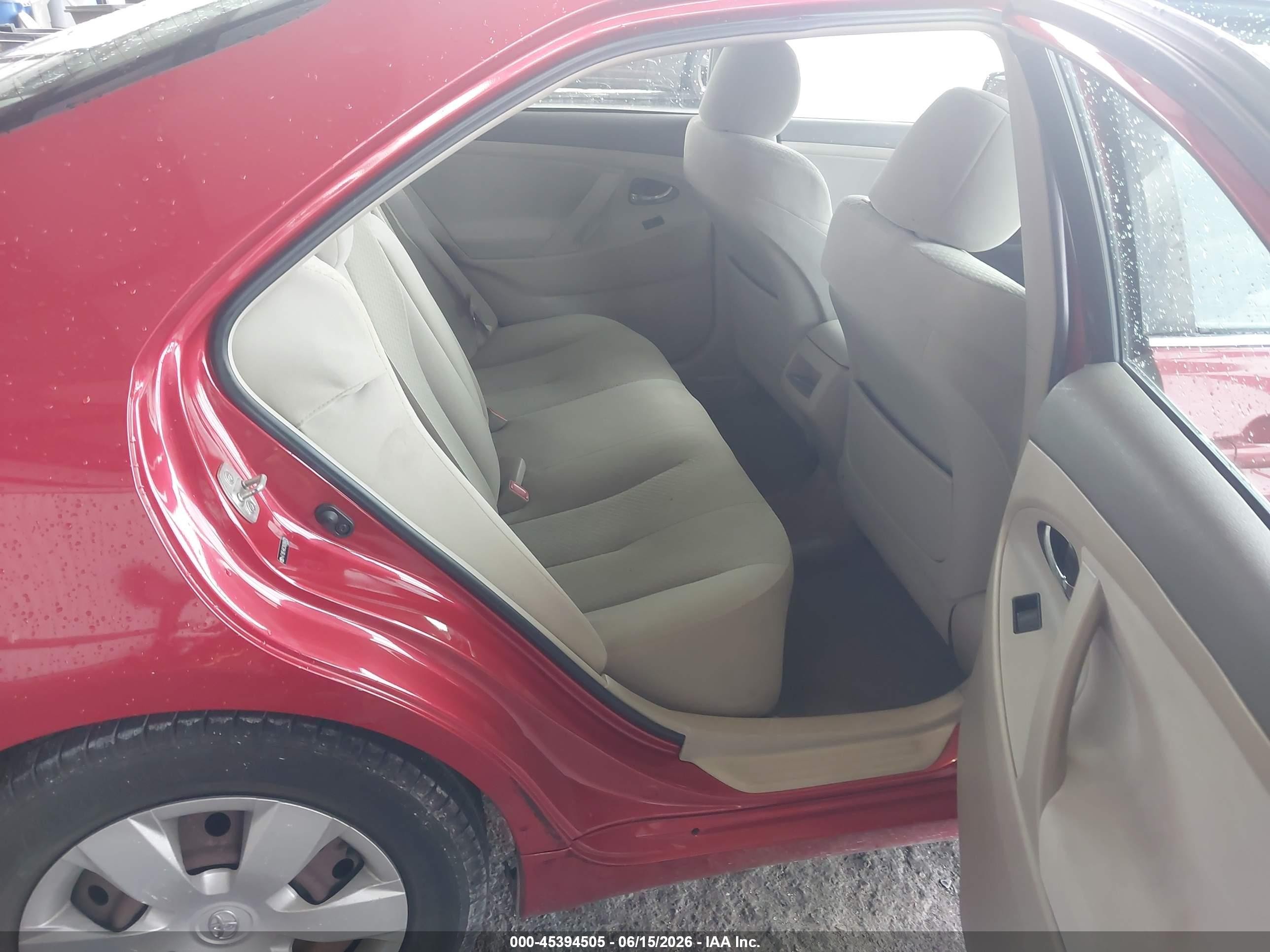 2009 Toyota Camry Le Red vin: 4T1BE46K39U284672