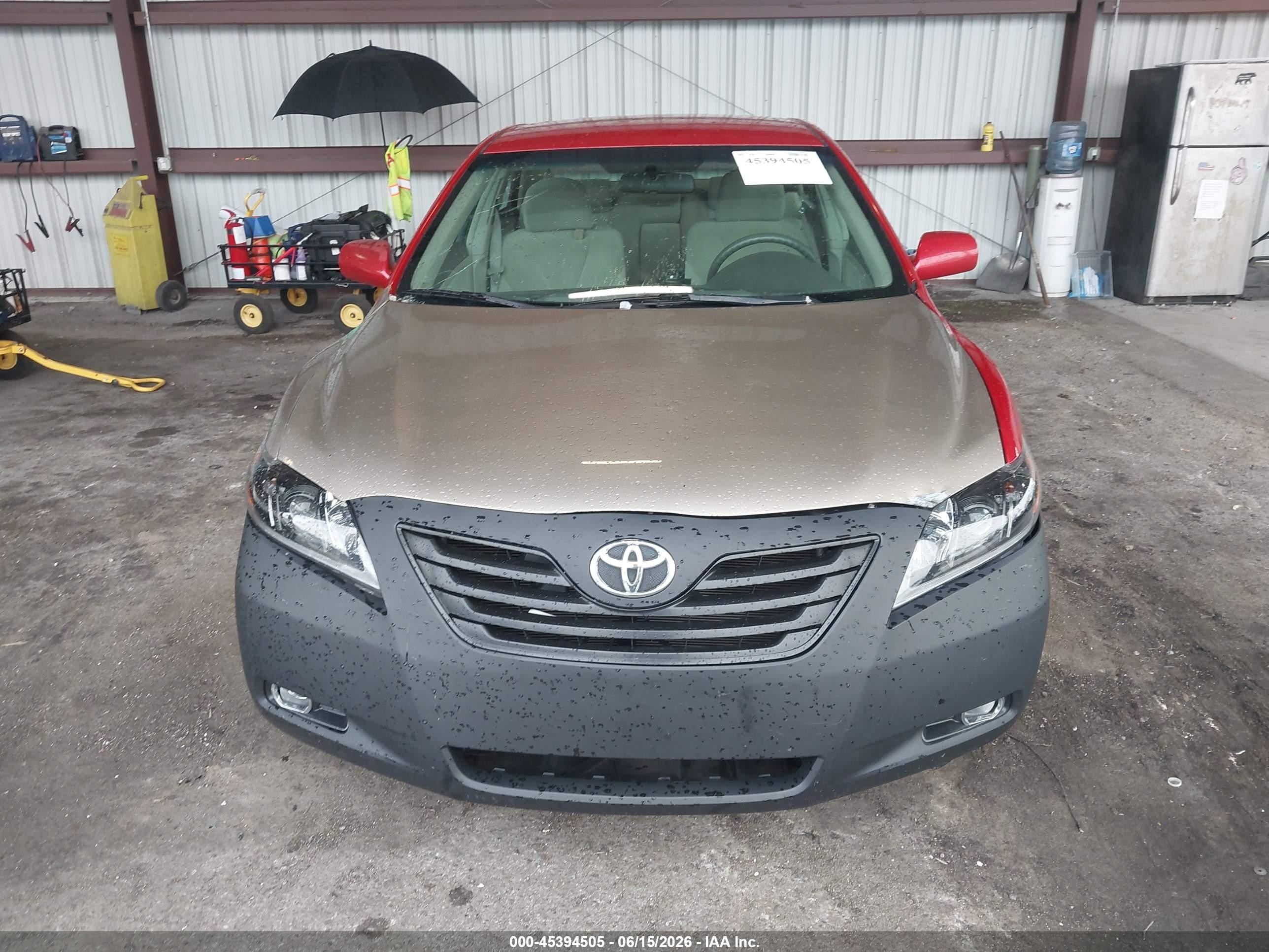 2009 Toyota Camry Le Red vin: 4T1BE46K39U284672