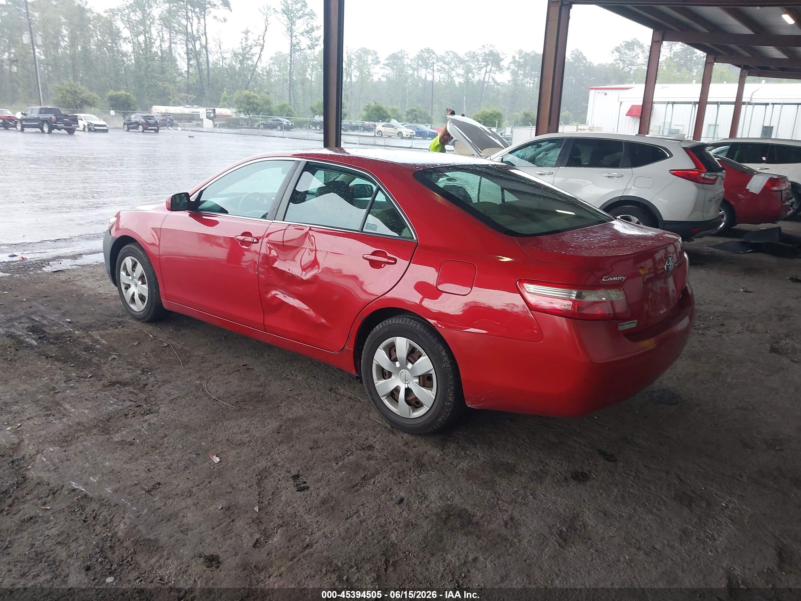 2009 Toyota Camry Le Red vin: 4T1BE46K39U284672