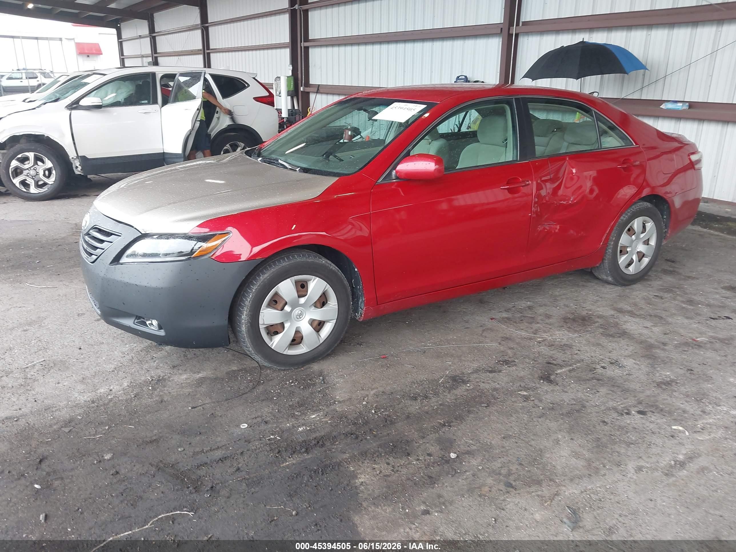 2009 Toyota Camry Le Red vin: 4T1BE46K39U284672