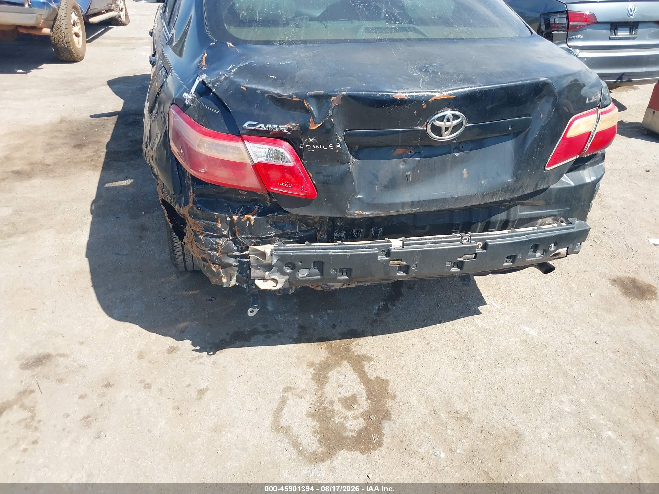 2009 Toyota Camry Le Черный vin: 4T1BE46K39U285725