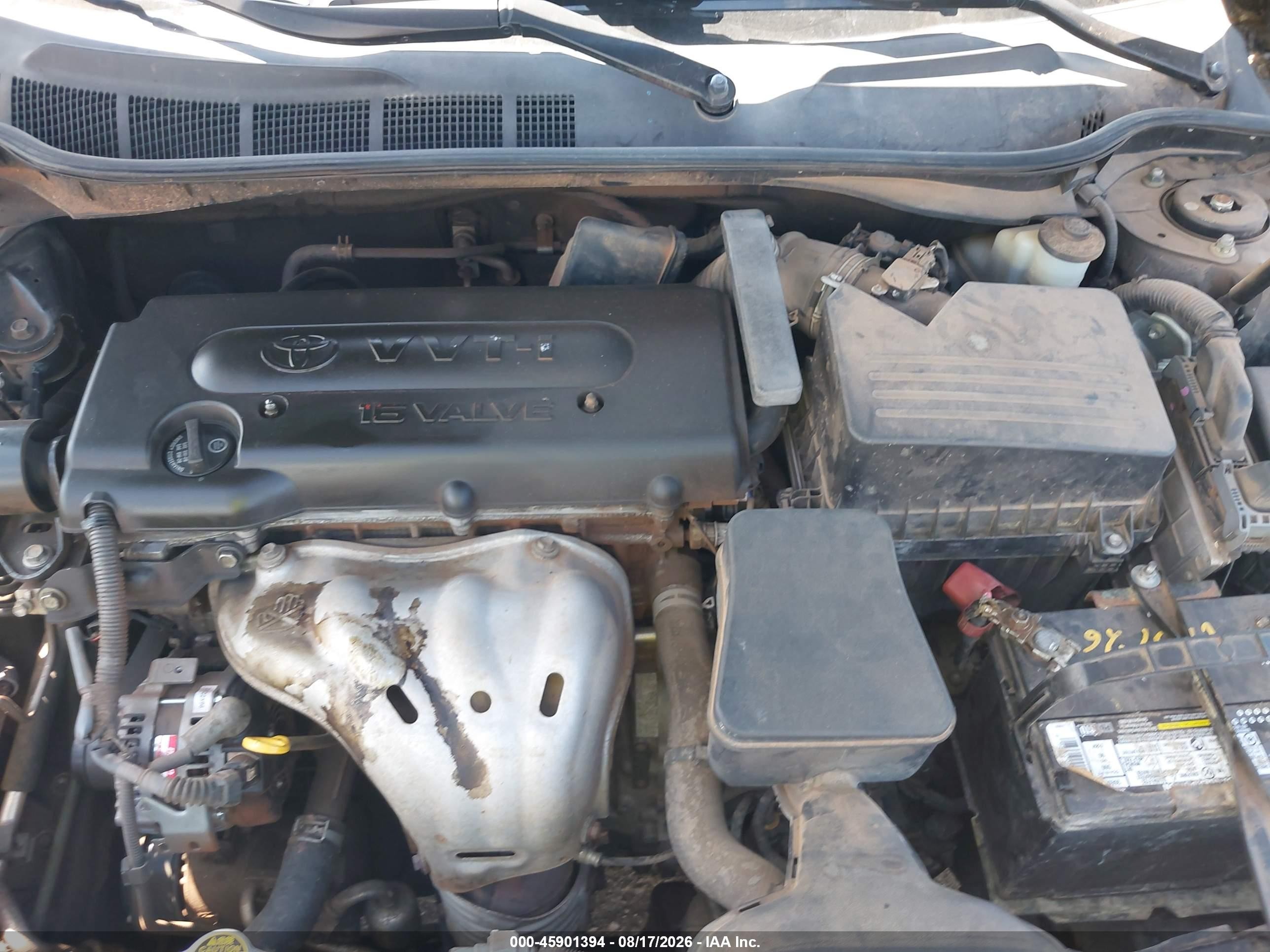 2009 Toyota Camry Le Черный vin: 4T1BE46K39U285725