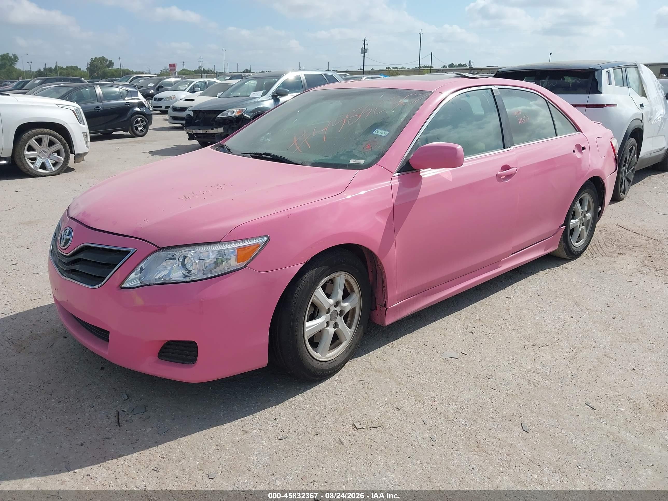 2009 Toyota Camry Le Розовый vin: 4T1BE46K39U298359