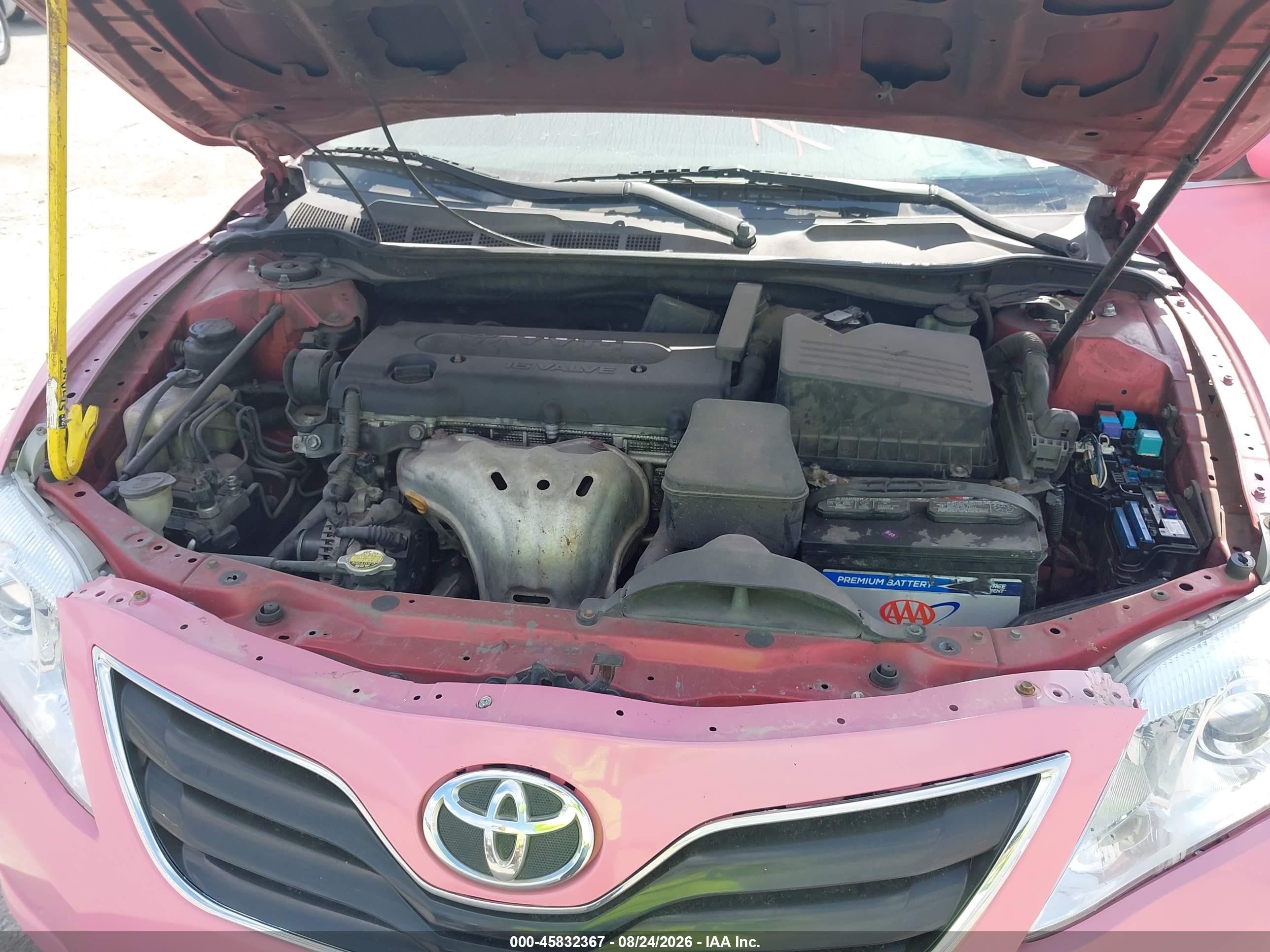 2009 Toyota Camry Le Розовый vin: 4T1BE46K39U298359