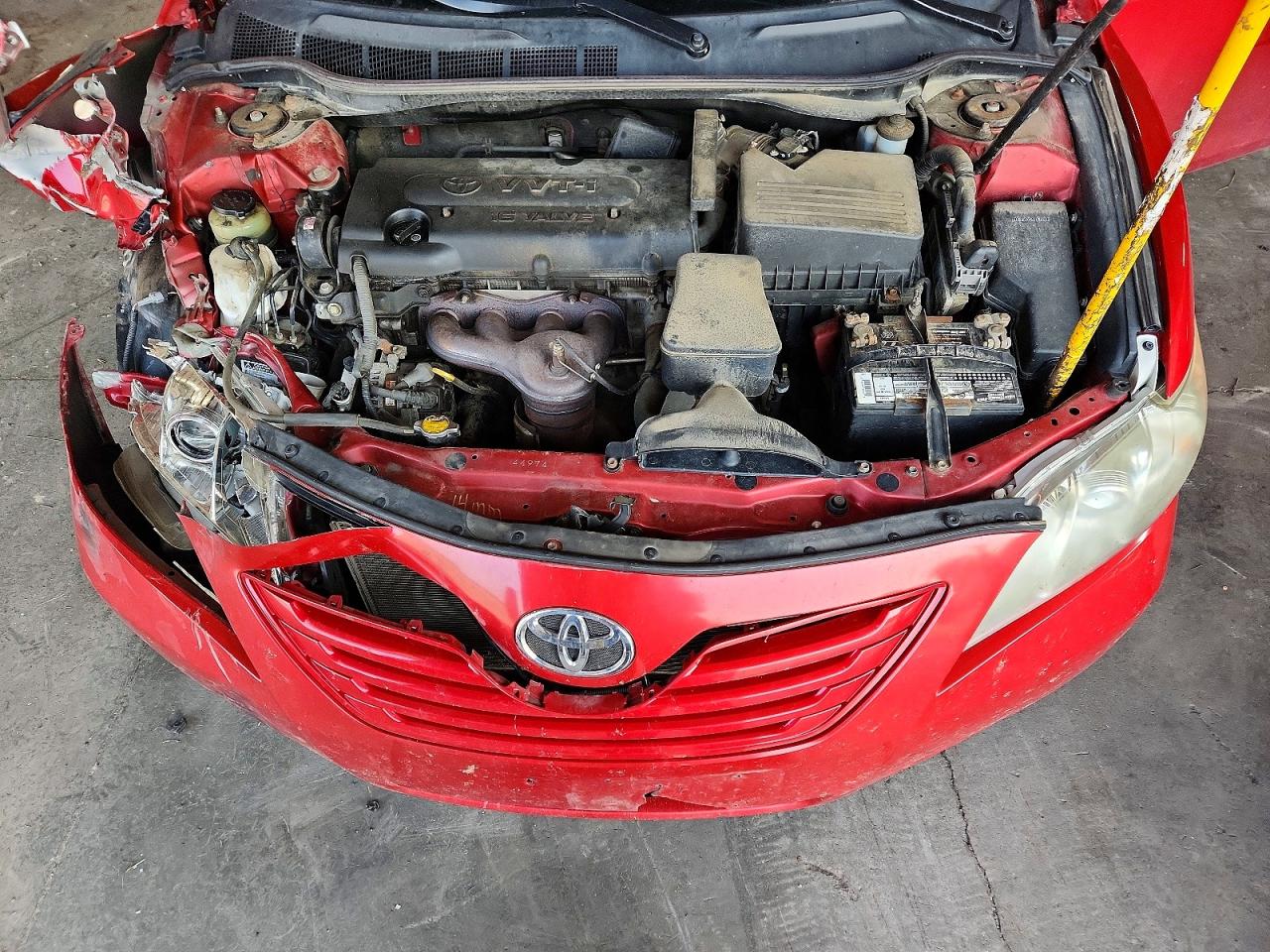 2009 Toyota Camry Le Красный vin: 4T1BE46K39U321459