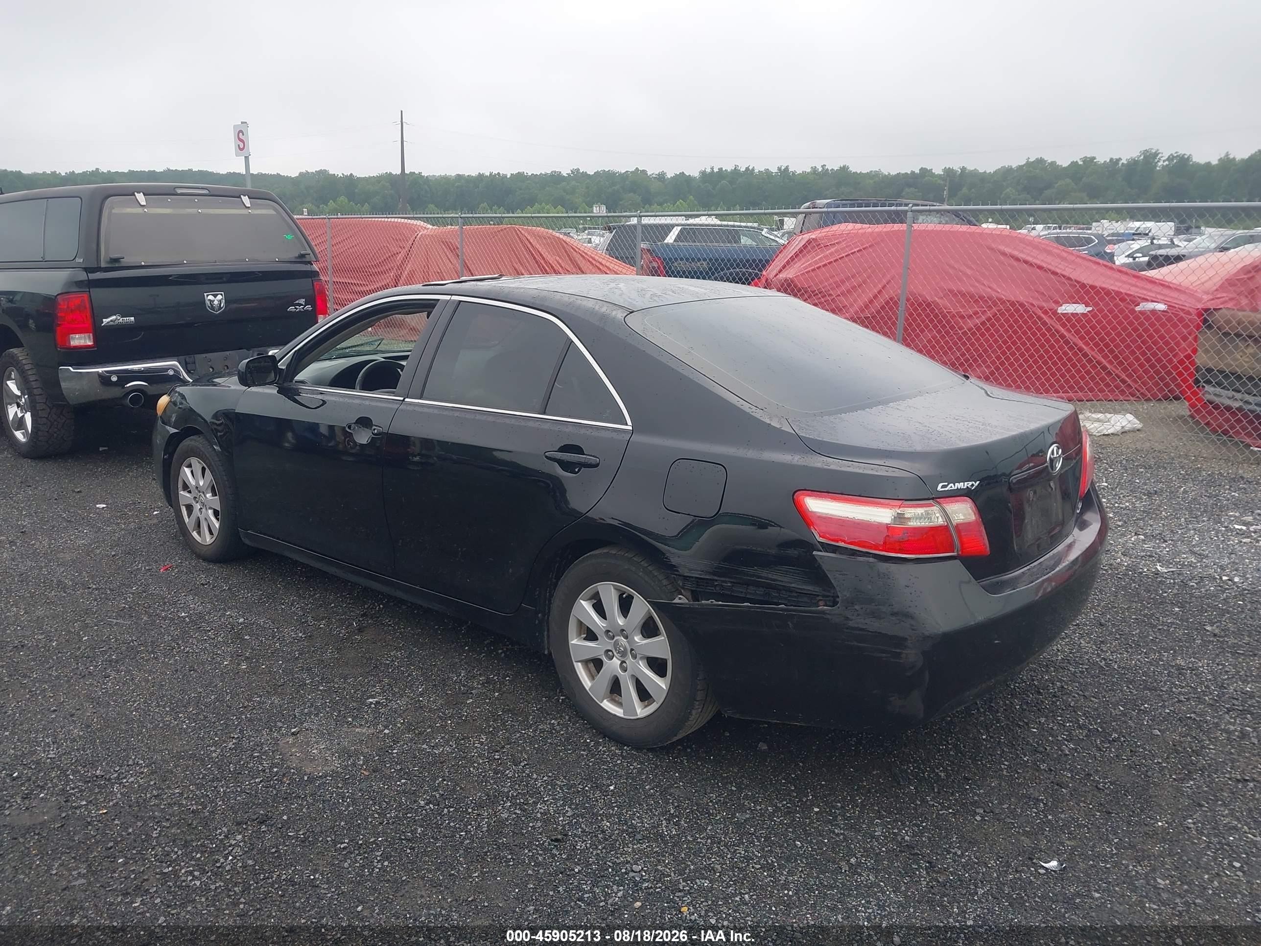 2009 Toyota Camry Xle Black vin: 4T1BE46K39U336298