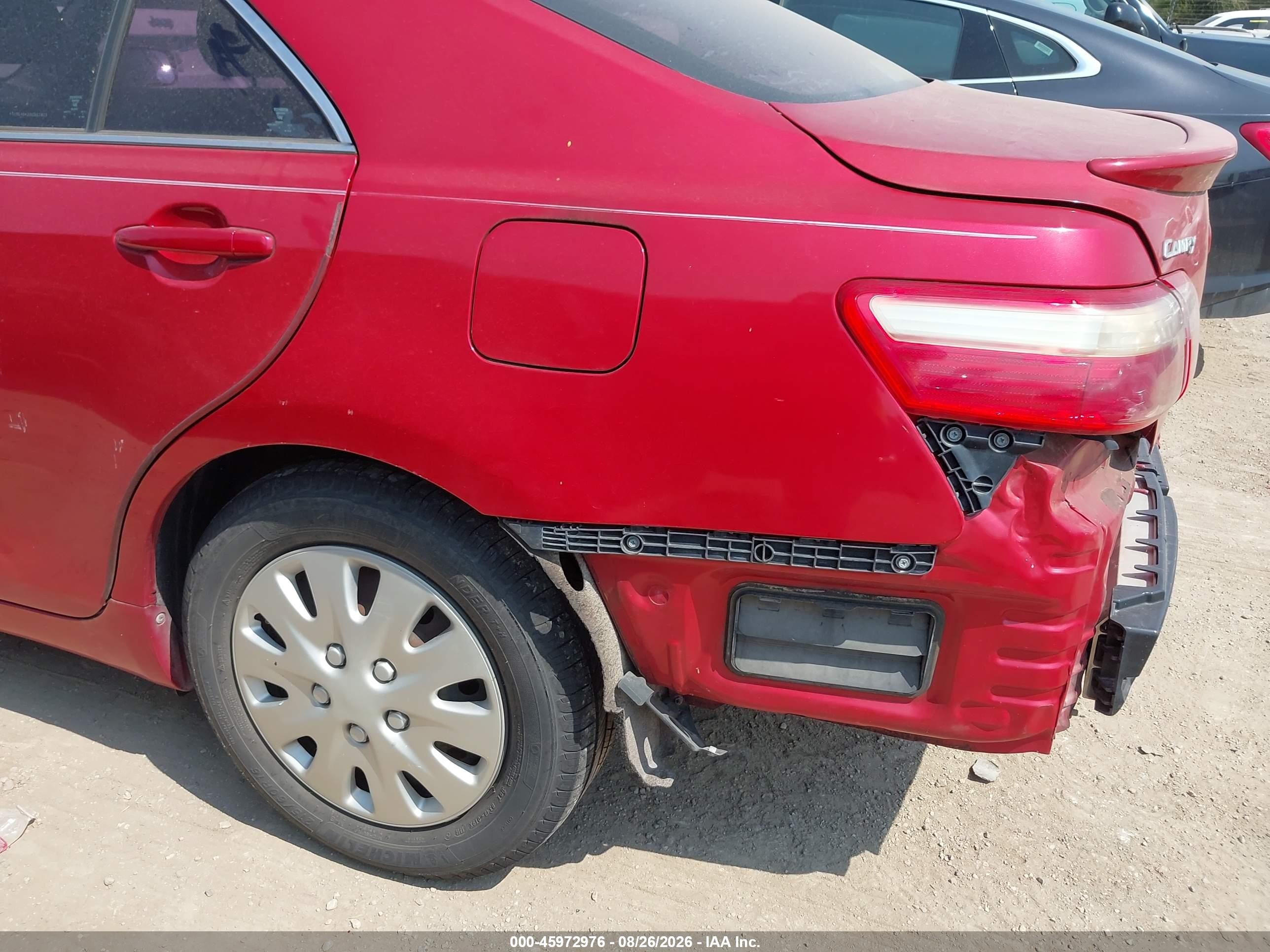 2009 Toyota Camry Le Красный vin: 4T1BE46K39U357815