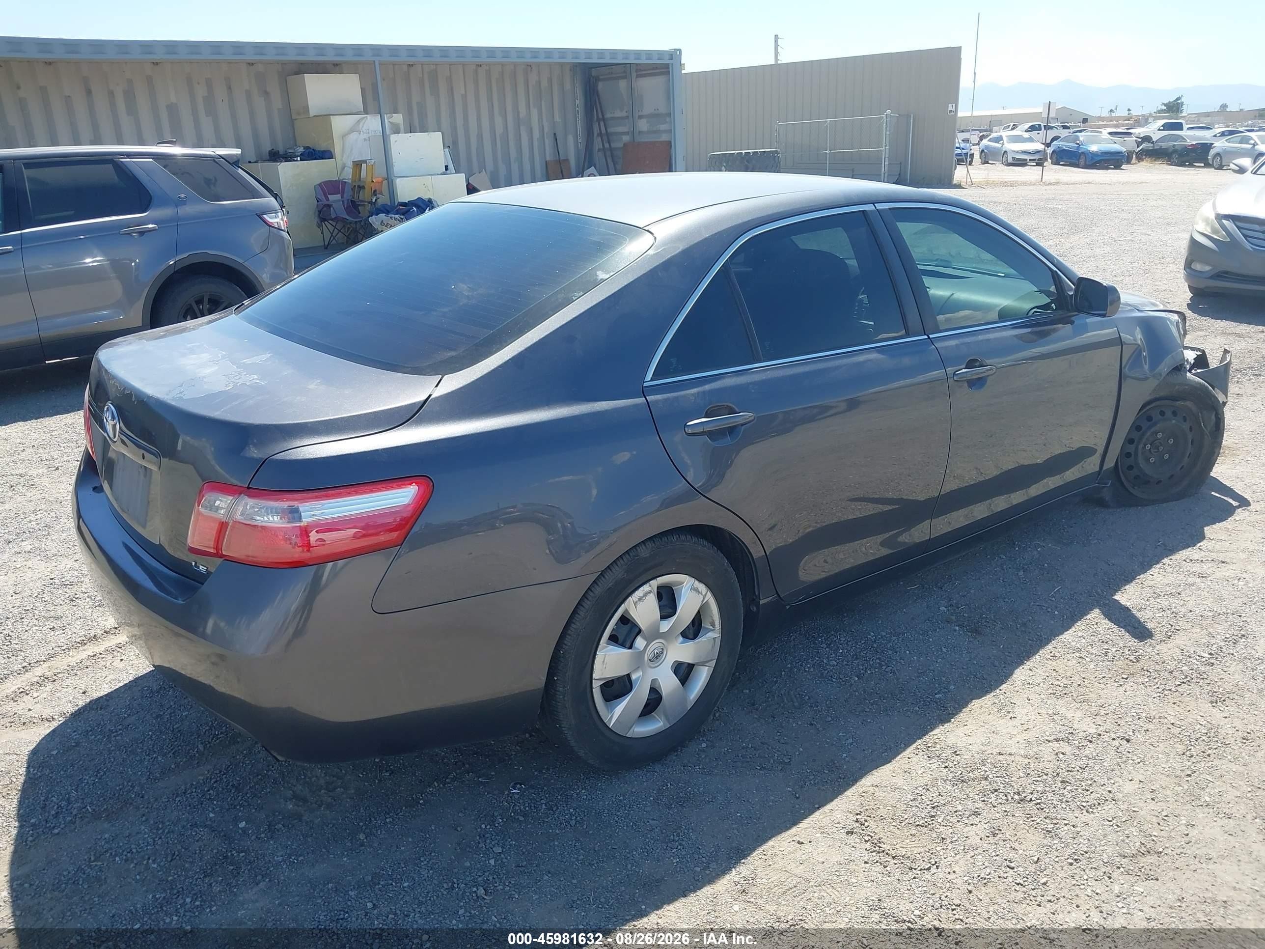 2009 Toyota Camry Le Gray vin: 4T1BE46K39U391141