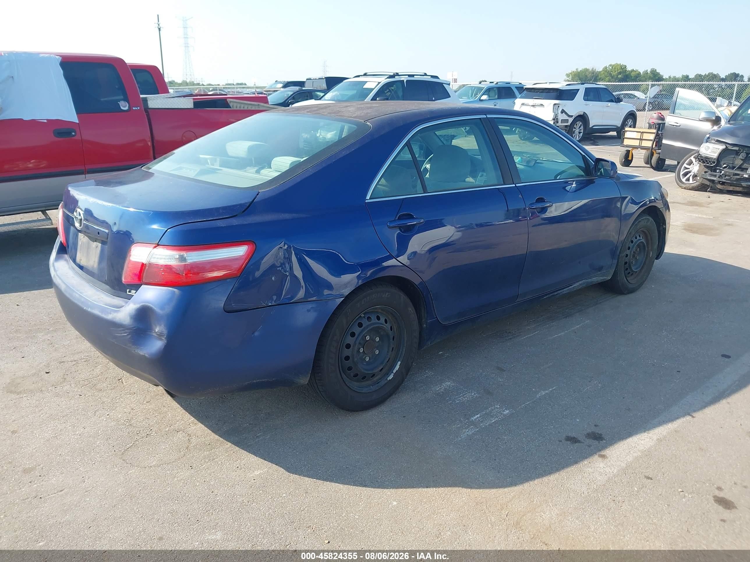 2009 Toyota Camry Le Синий vin: 4T1BE46K39U401036