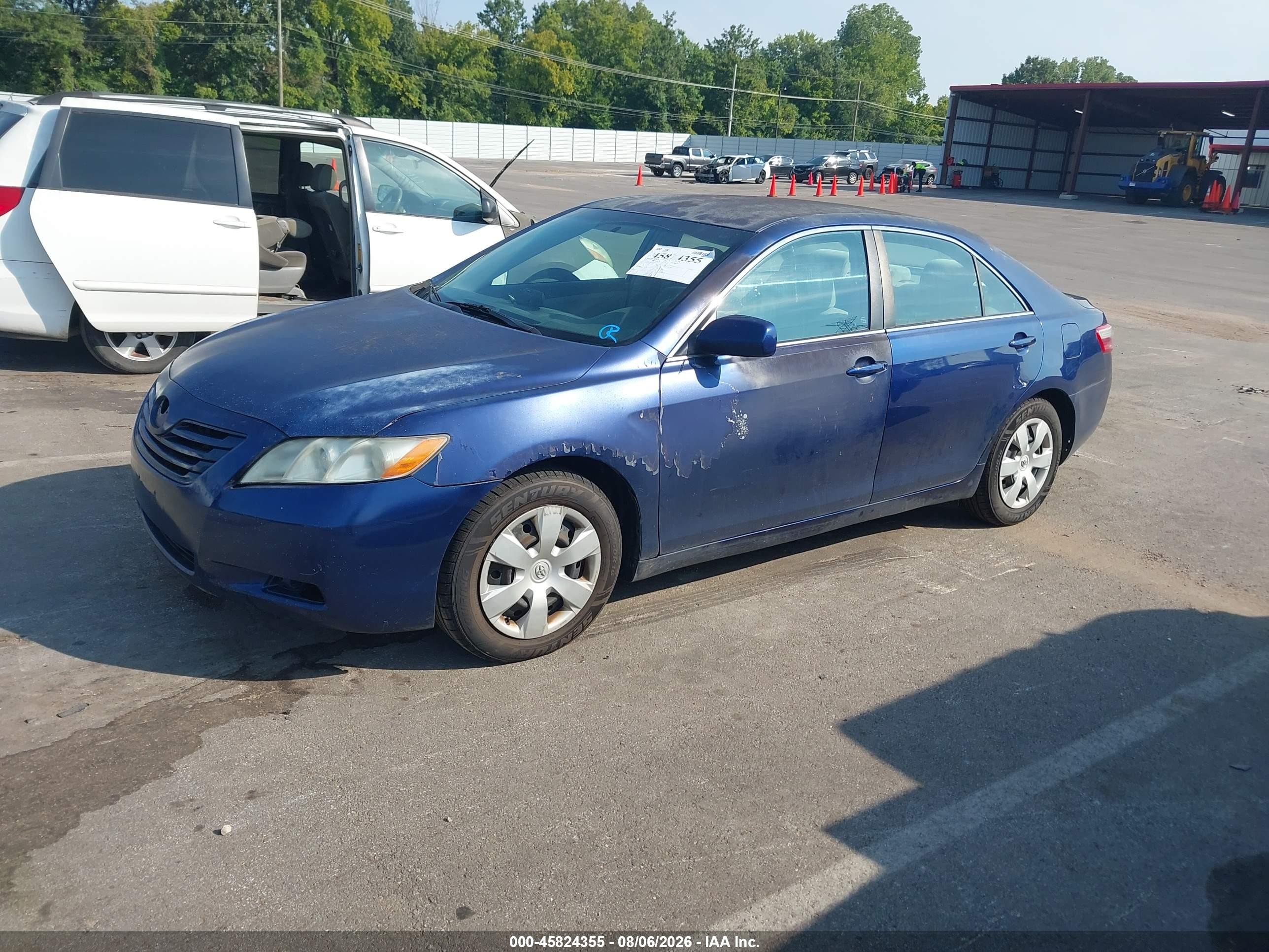 2009 Toyota Camry Le Синий vin: 4T1BE46K39U401036