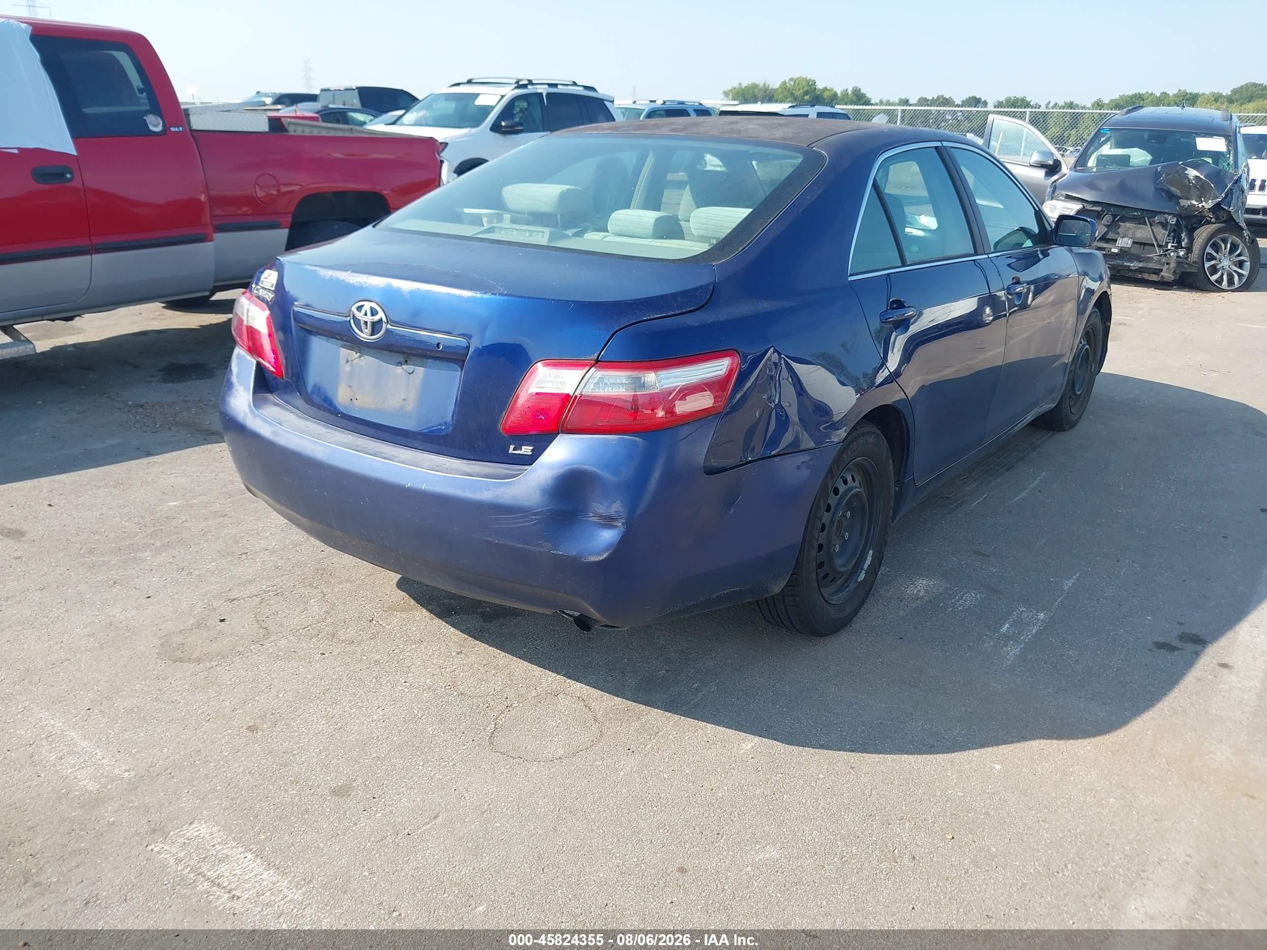 2009 Toyota Camry Le Синий vin: 4T1BE46K39U401036