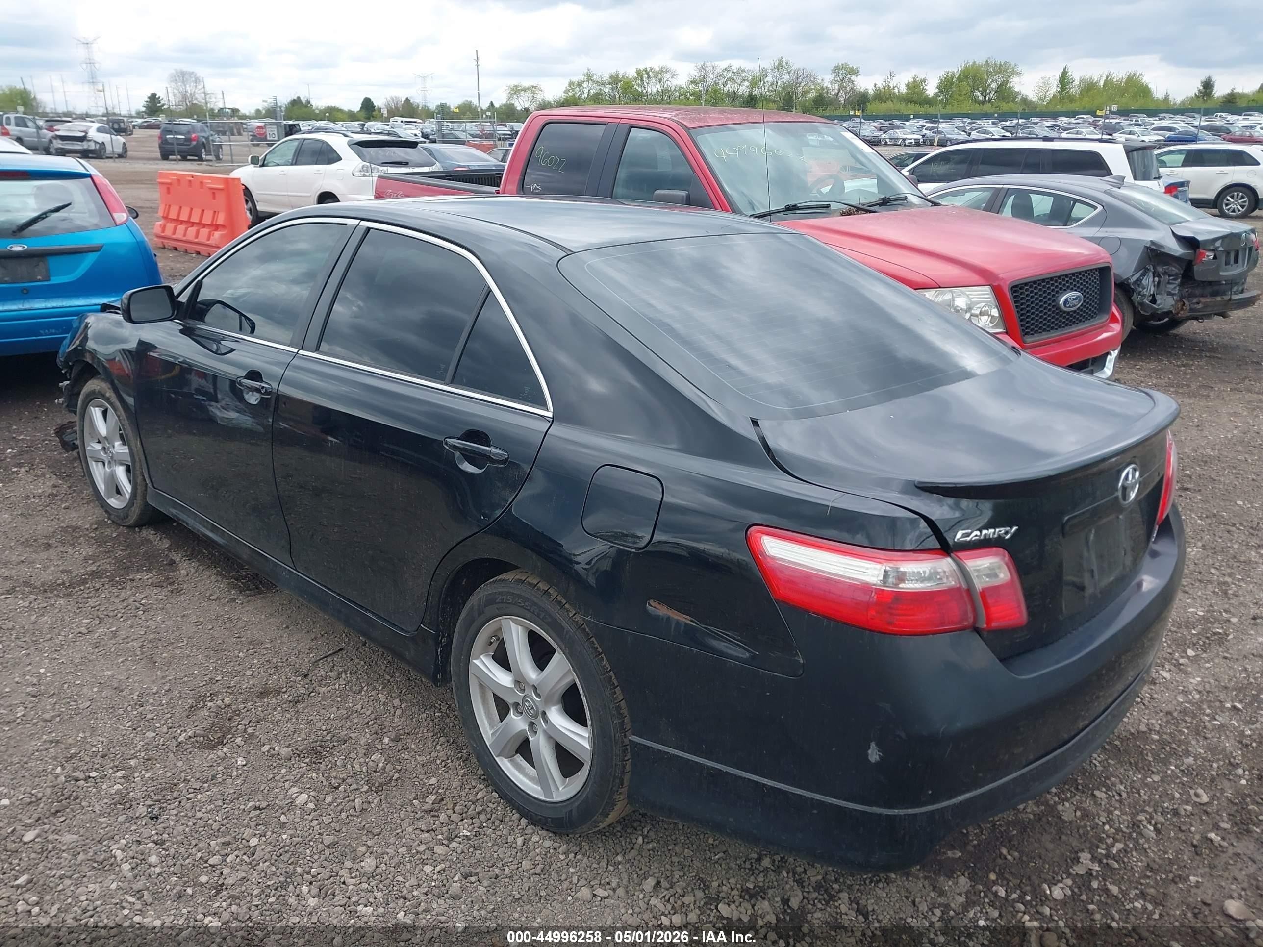 2009 Toyota Camry Se Black vin: 4T1BE46K39U892899
