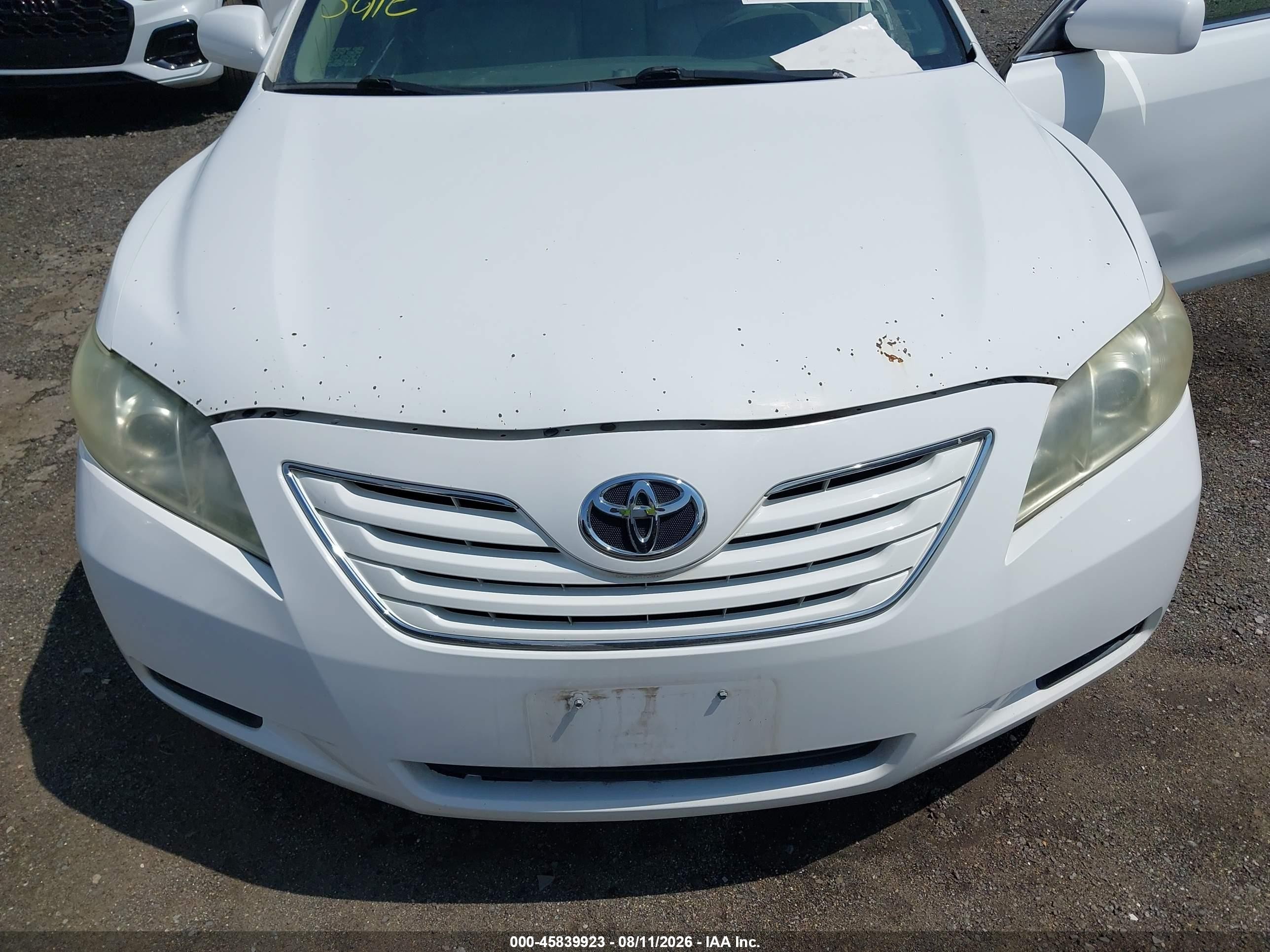 2009 Toyota Camry Xle Белый vin: 4T1BE46K39U917316