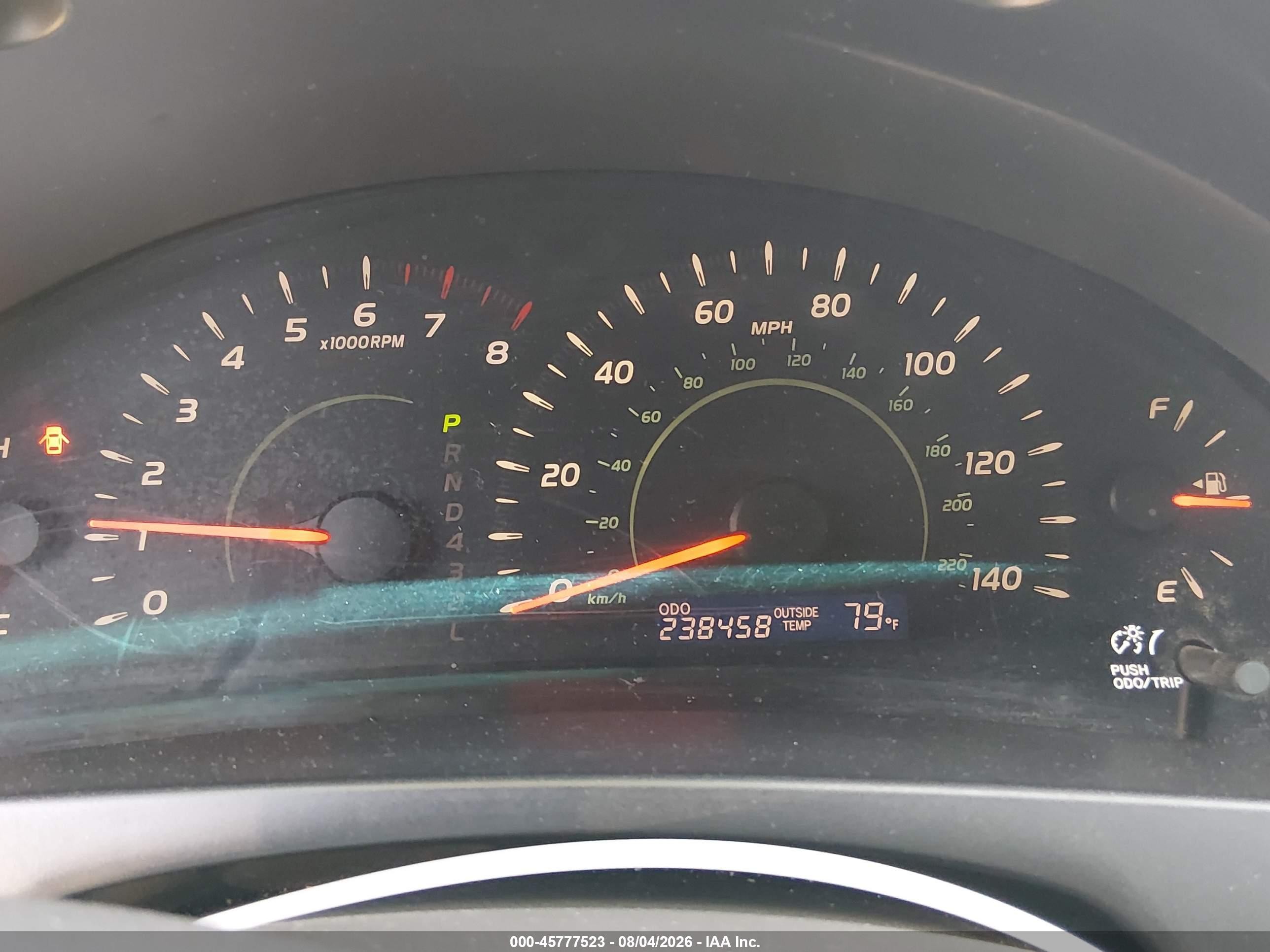 2007 Toyota Camry Le Red vin: 4T1BE46K47U001063
