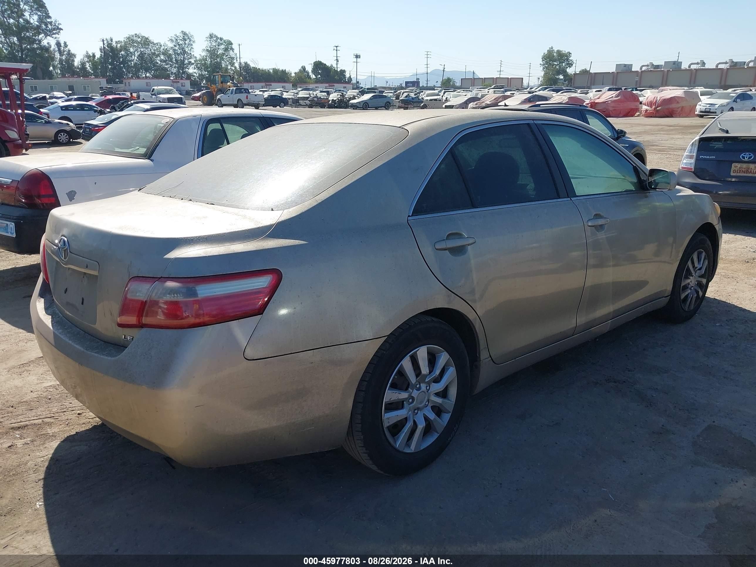 2007 Toyota Camry Le Champagne vin: 4T1BE46K47U018865