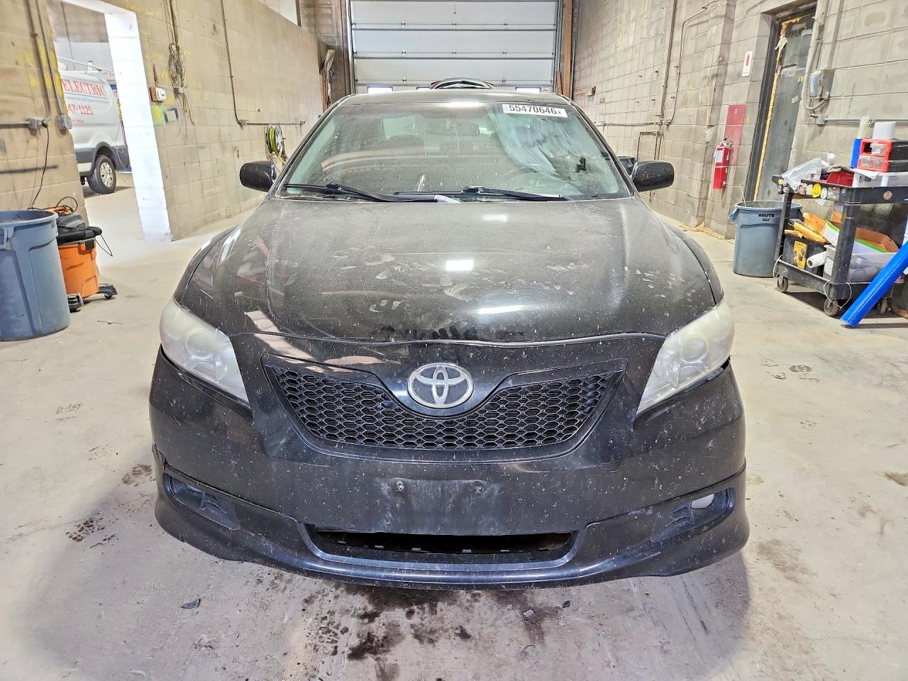 2007 Toyota Camry Se Black vin: 4T1BE46K47U044835