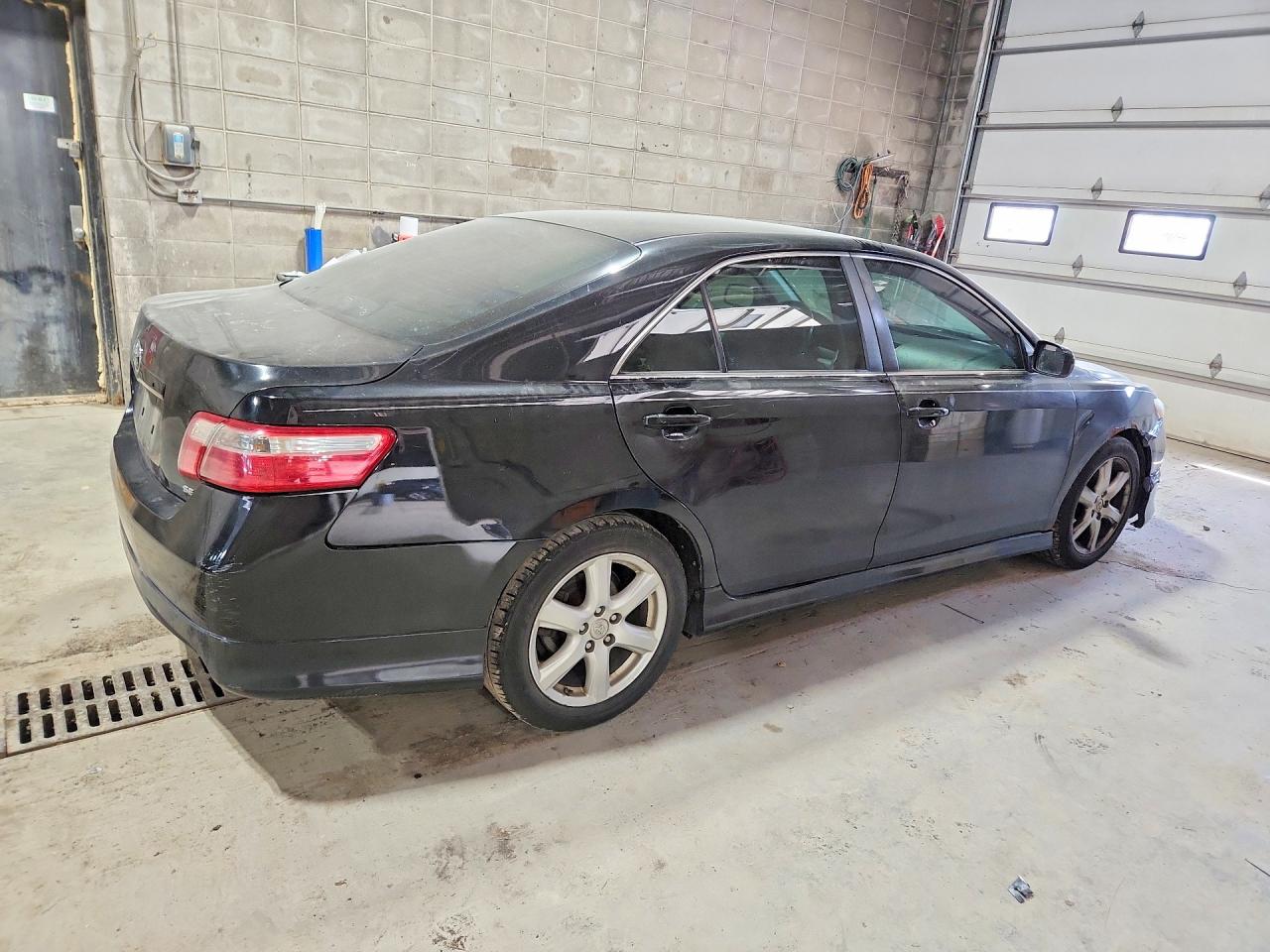 2007 Toyota Camry Se Black vin: 4T1BE46K47U044835