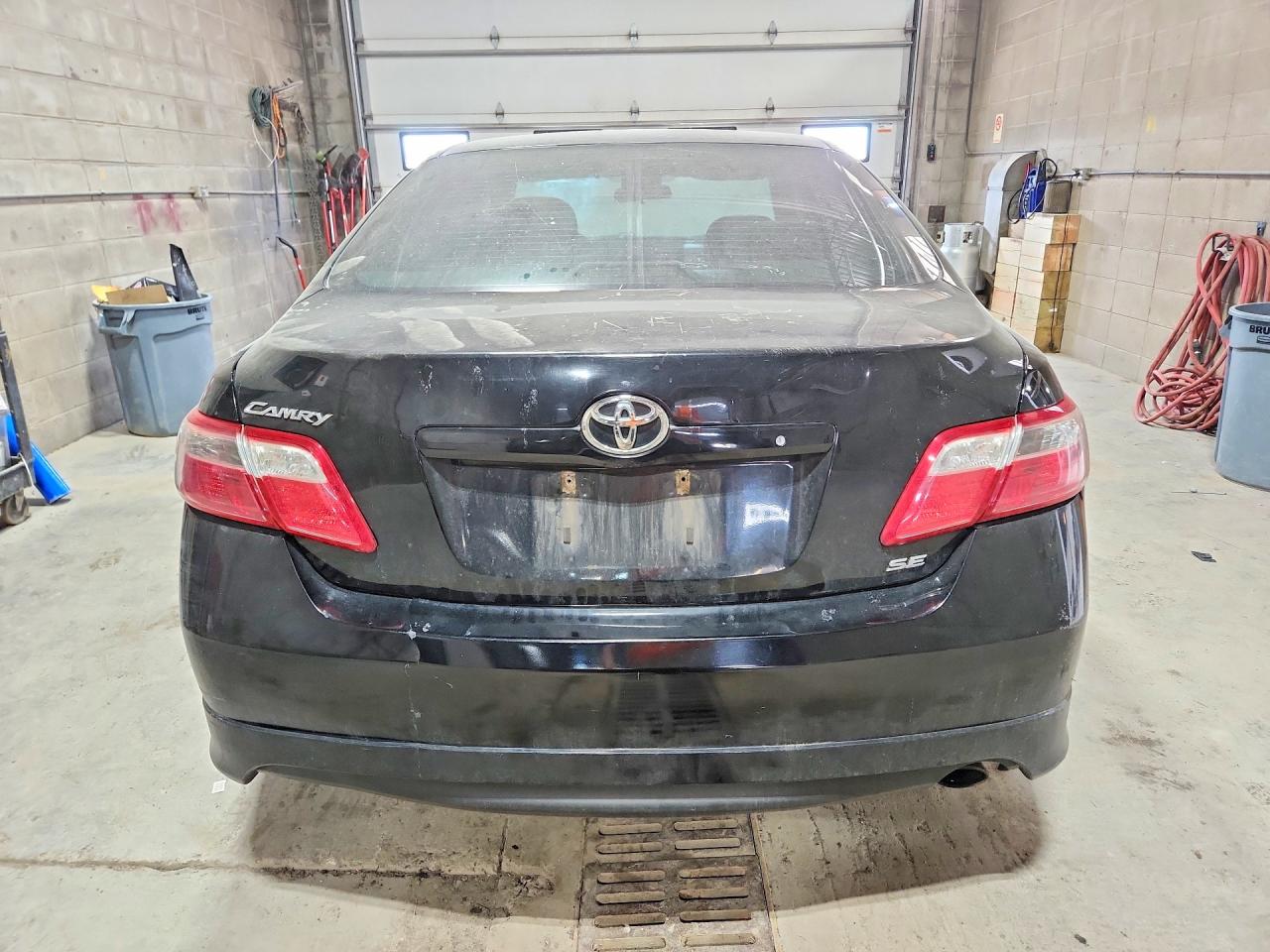 2007 Toyota Camry Se Black vin: 4T1BE46K47U044835
