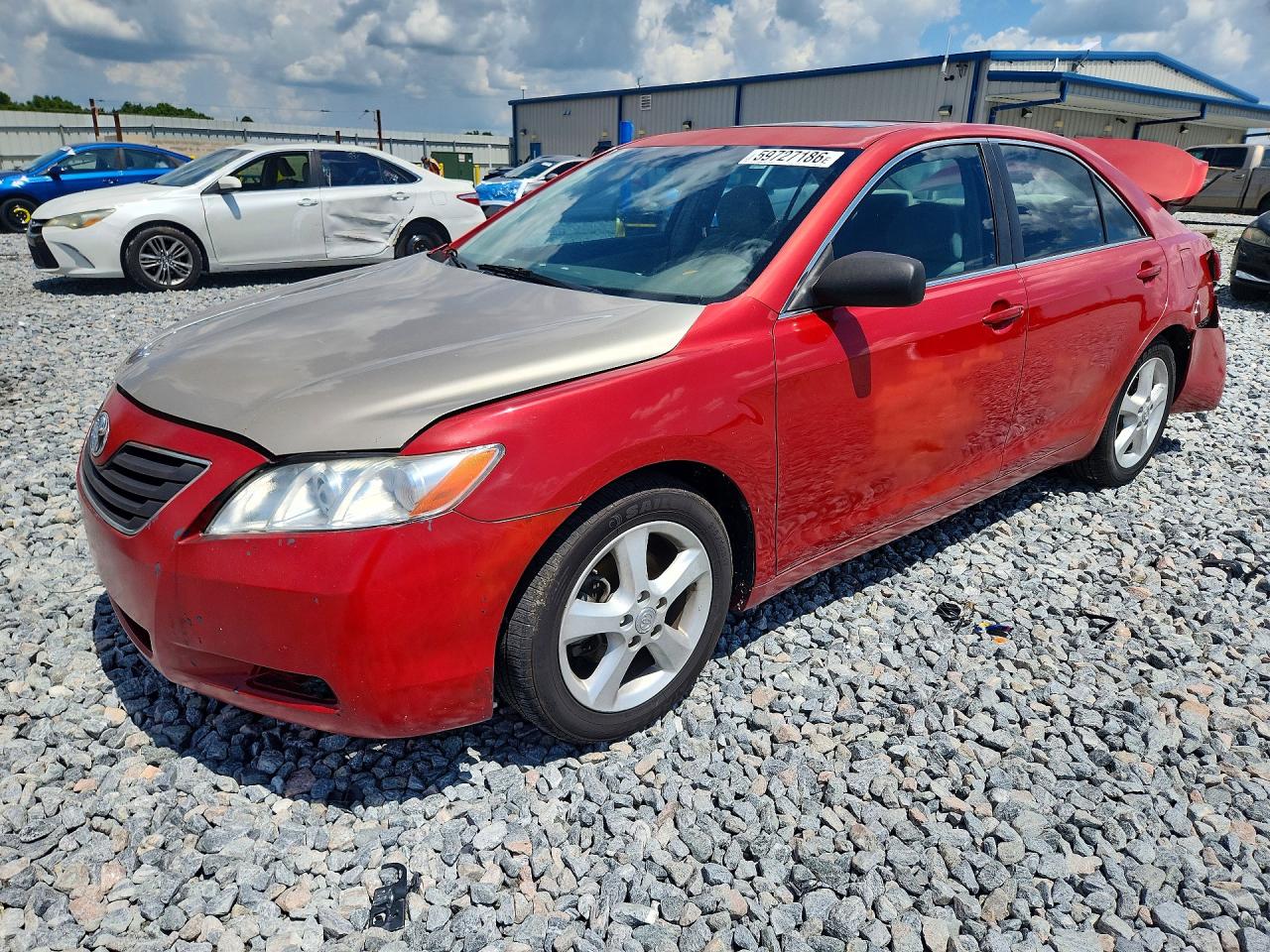 2007 Toyota Camry Xle Red vin: 4T1BE46K47U077530