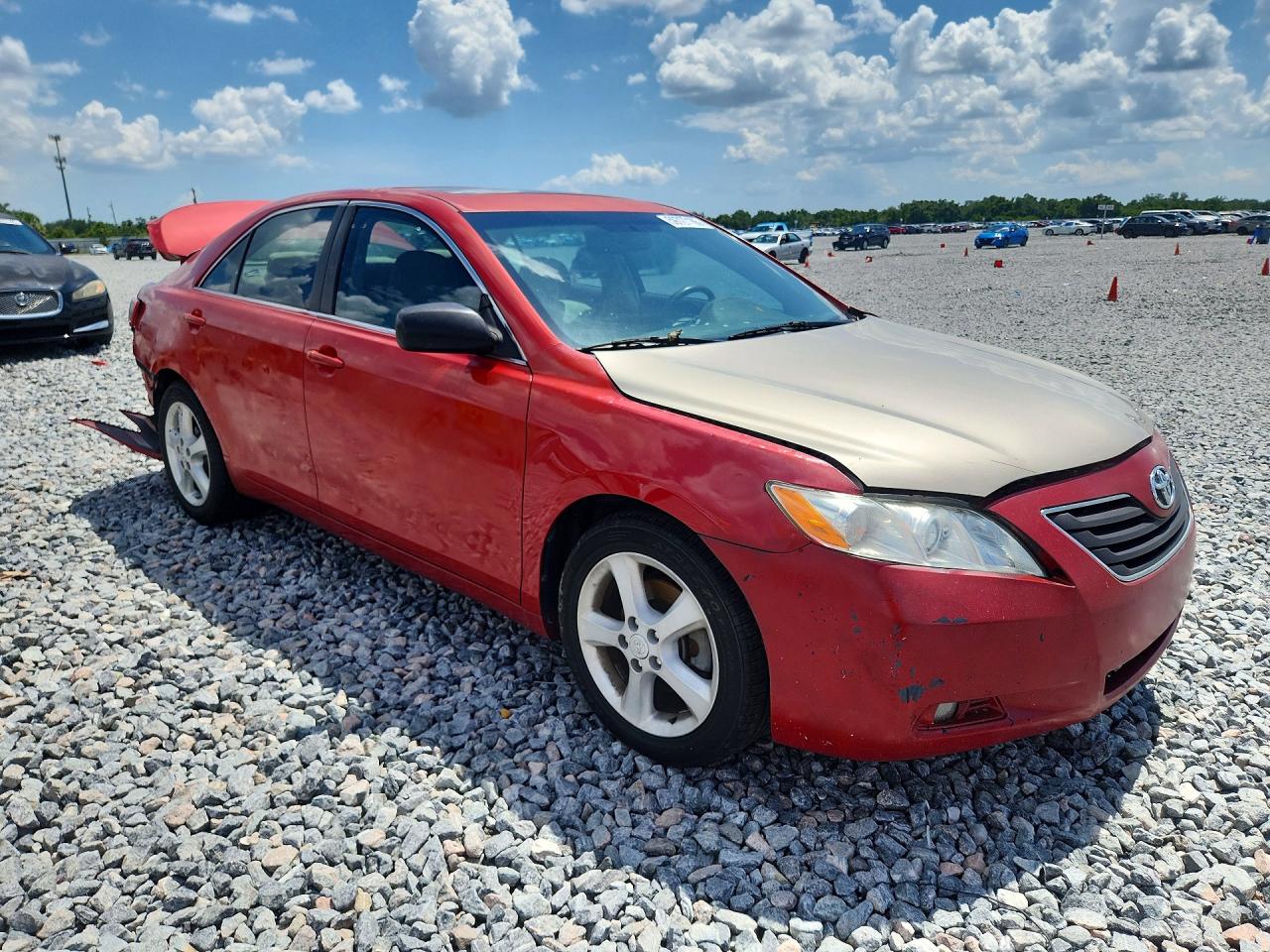 2007 Toyota Camry Xle Red vin: 4T1BE46K47U077530