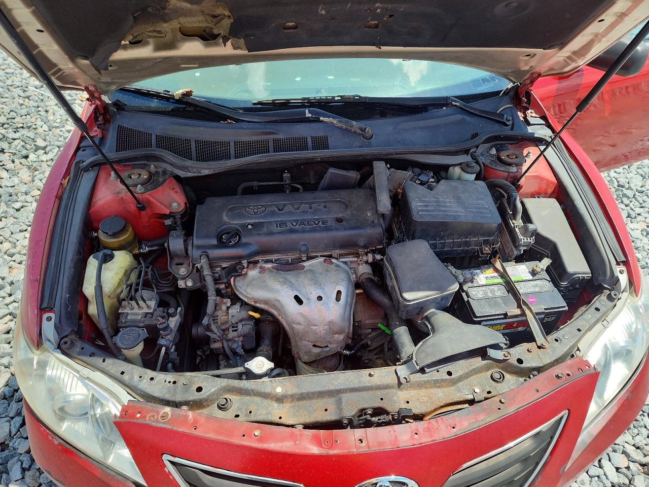 2007 Toyota Camry Xle Red vin: 4T1BE46K47U077530