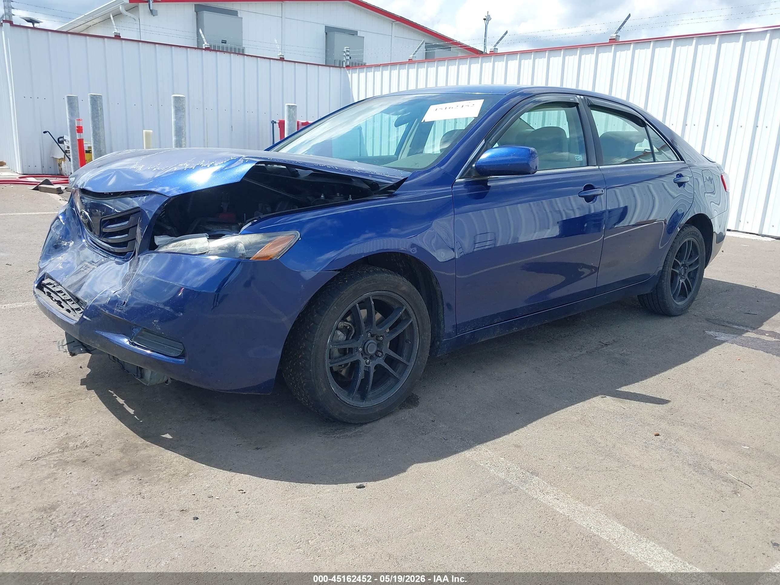 2007 Toyota Camry Le Blue vin: 4T1BE46K47U083246