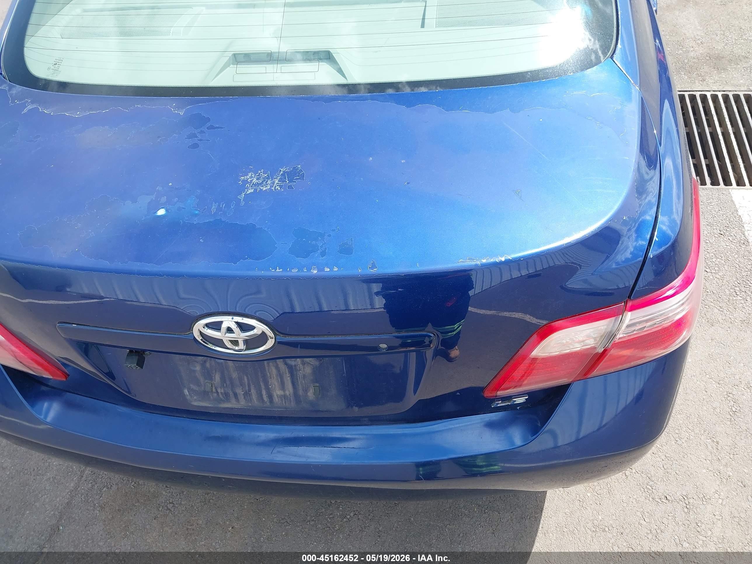 2007 Toyota Camry Le Blue vin: 4T1BE46K47U083246