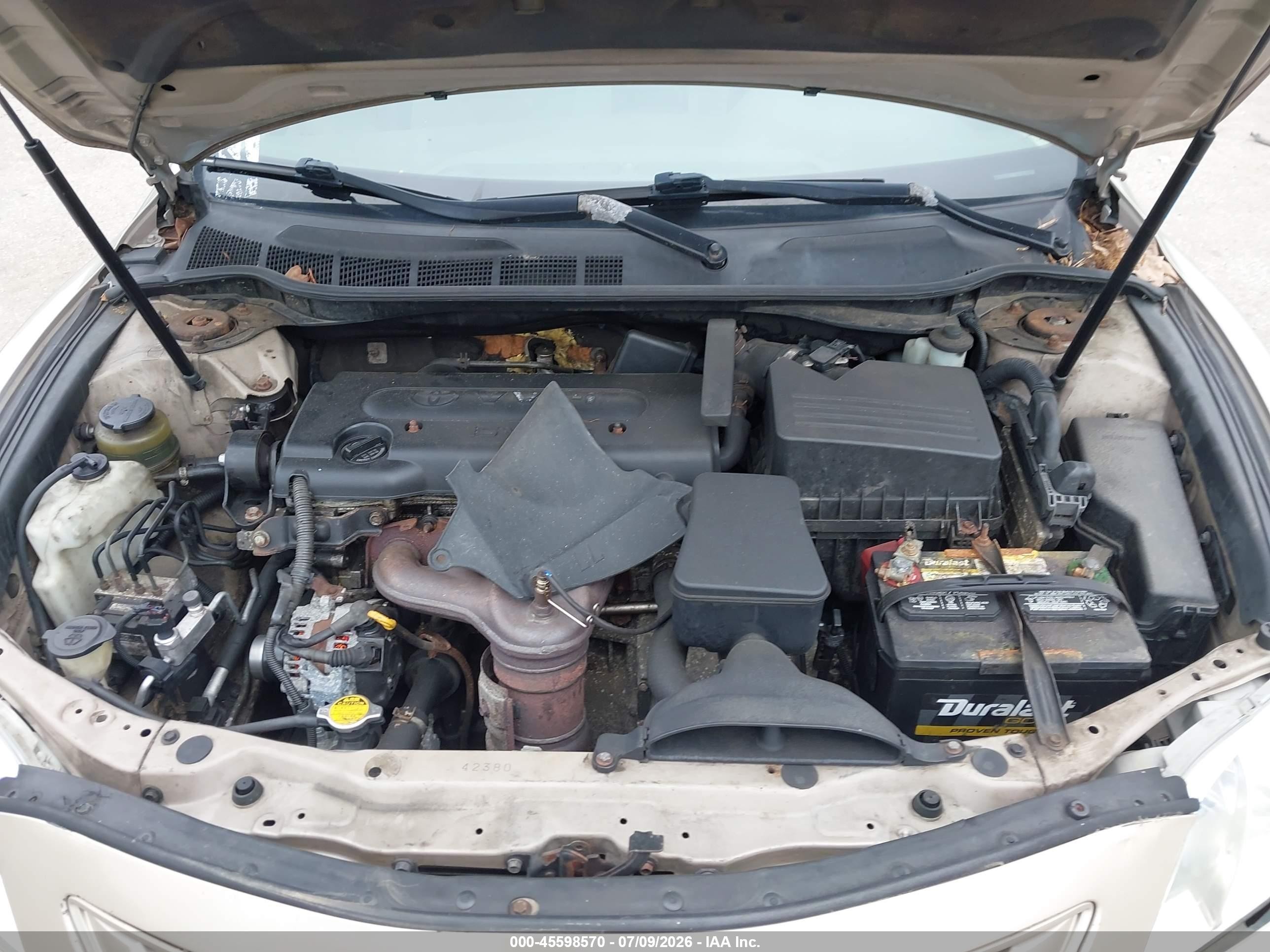 2007 Toyota Camry Le Gold vin: 4T1BE46K47U098085