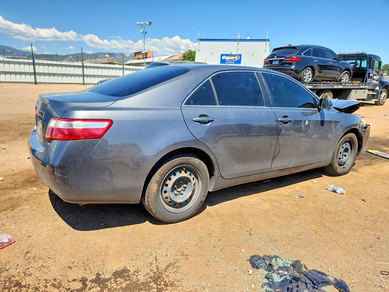 2007 Toyota Camry Le Gray vin: 4T1BE46K47U110137