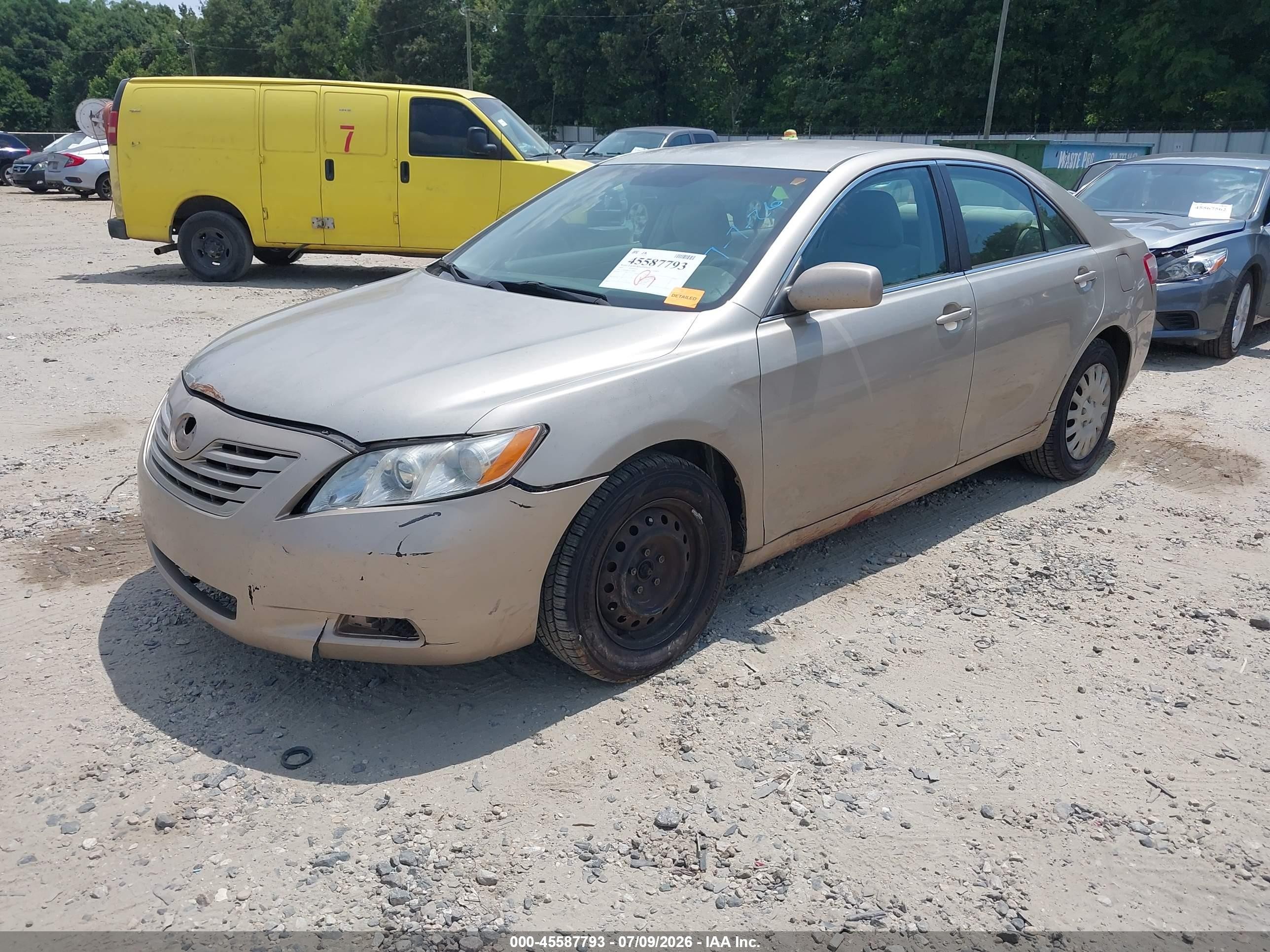 2007 Toyota Camry Le Champagne vin: 4T1BE46K47U119646